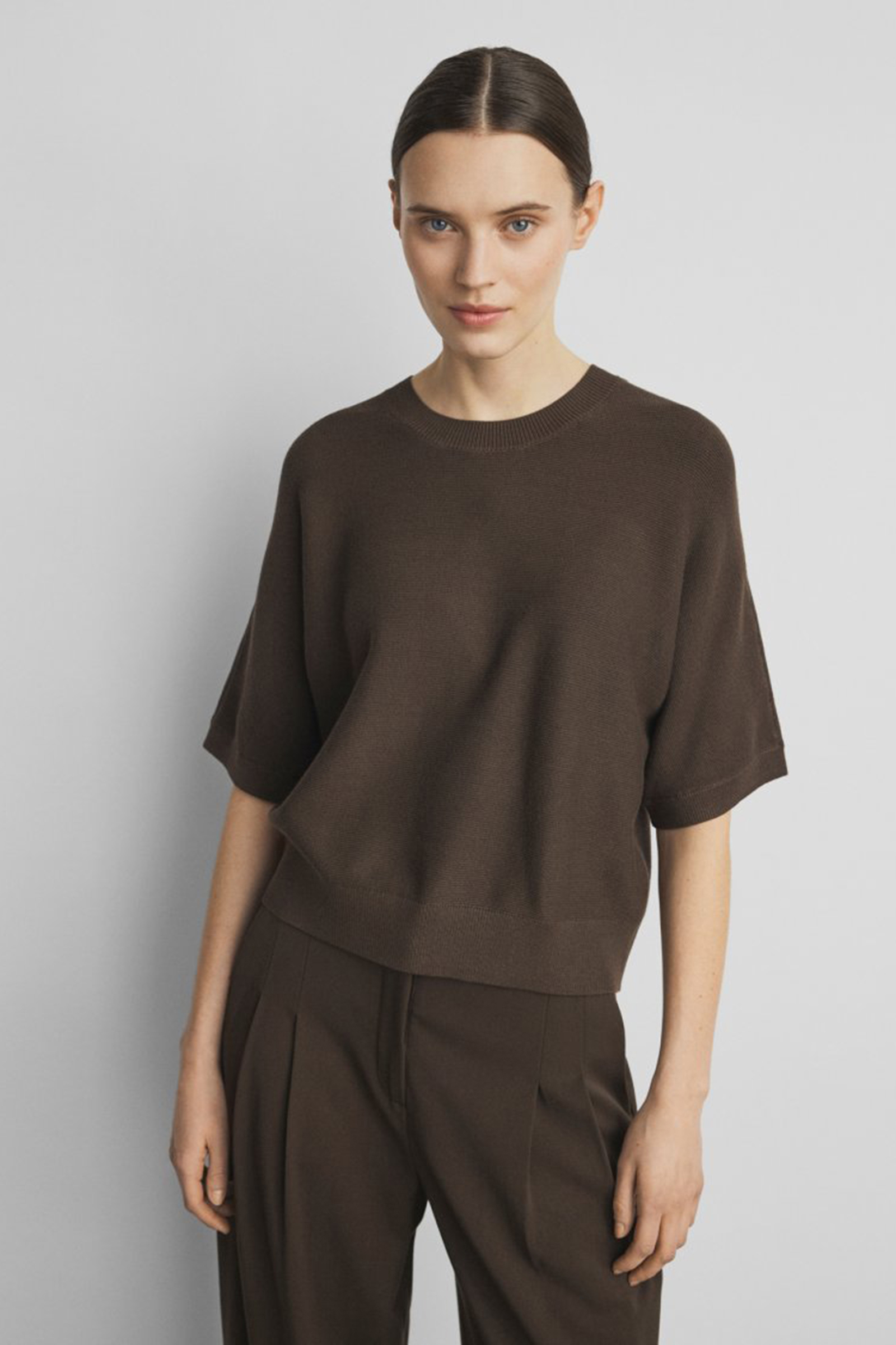Dames sweater bruin