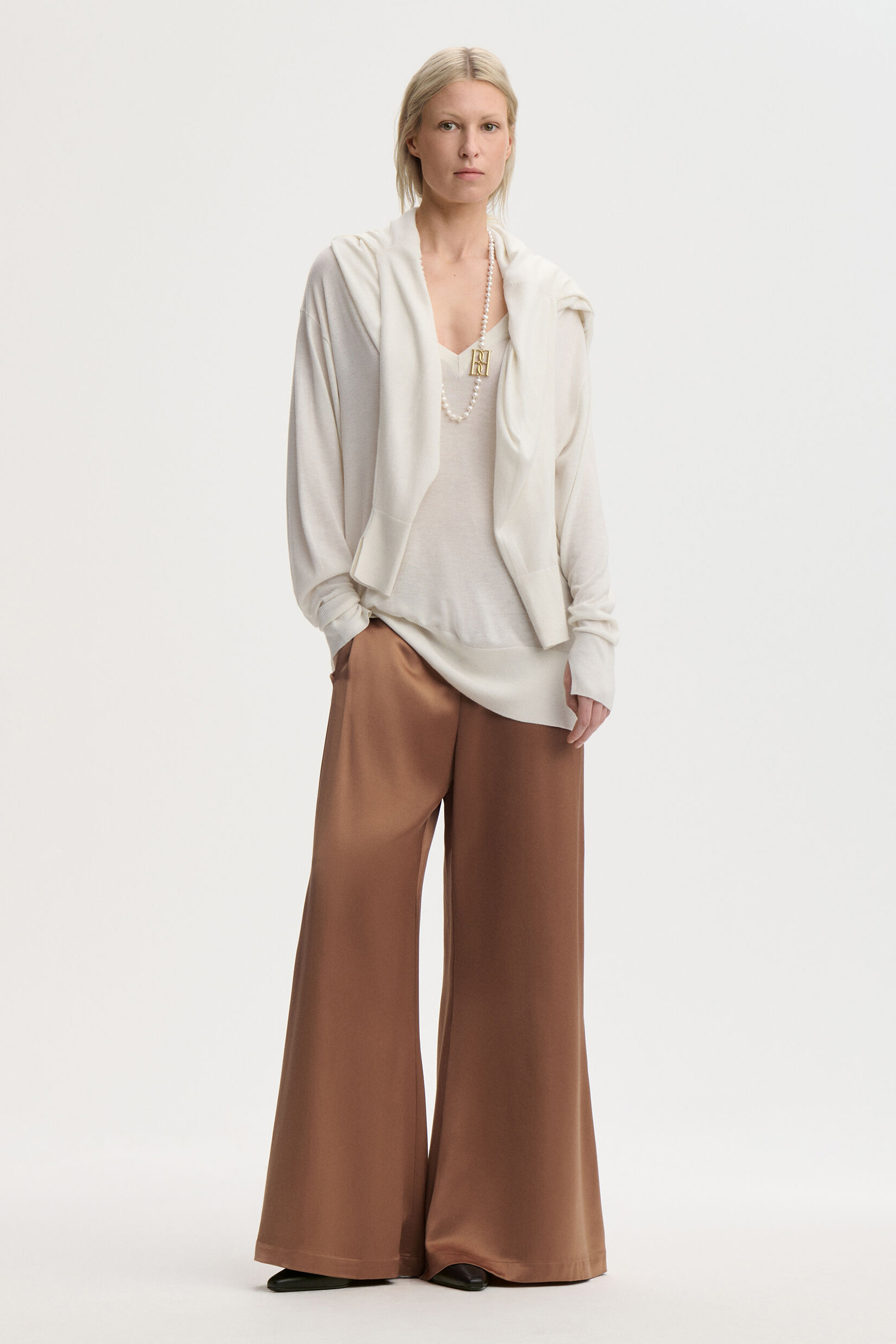 Dames broek bruin
