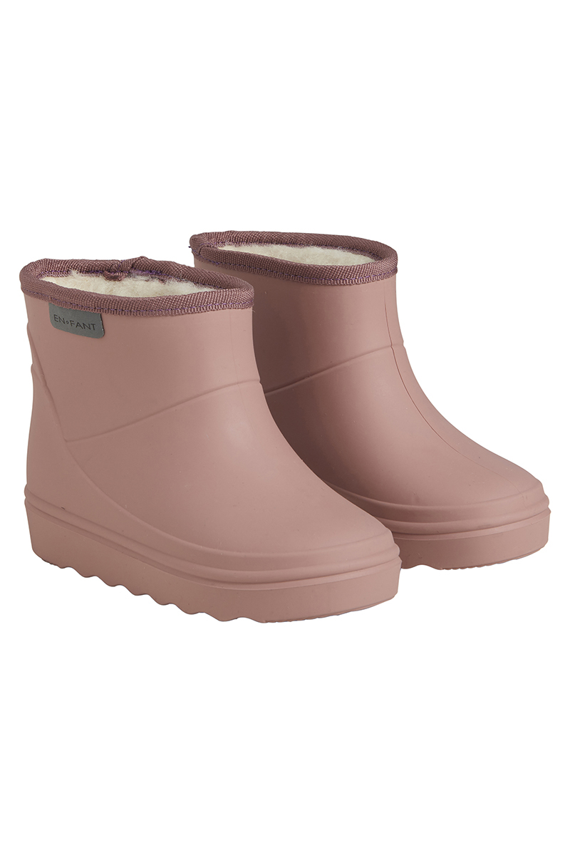 EN FANT thermo boots short solid Rose-1 1