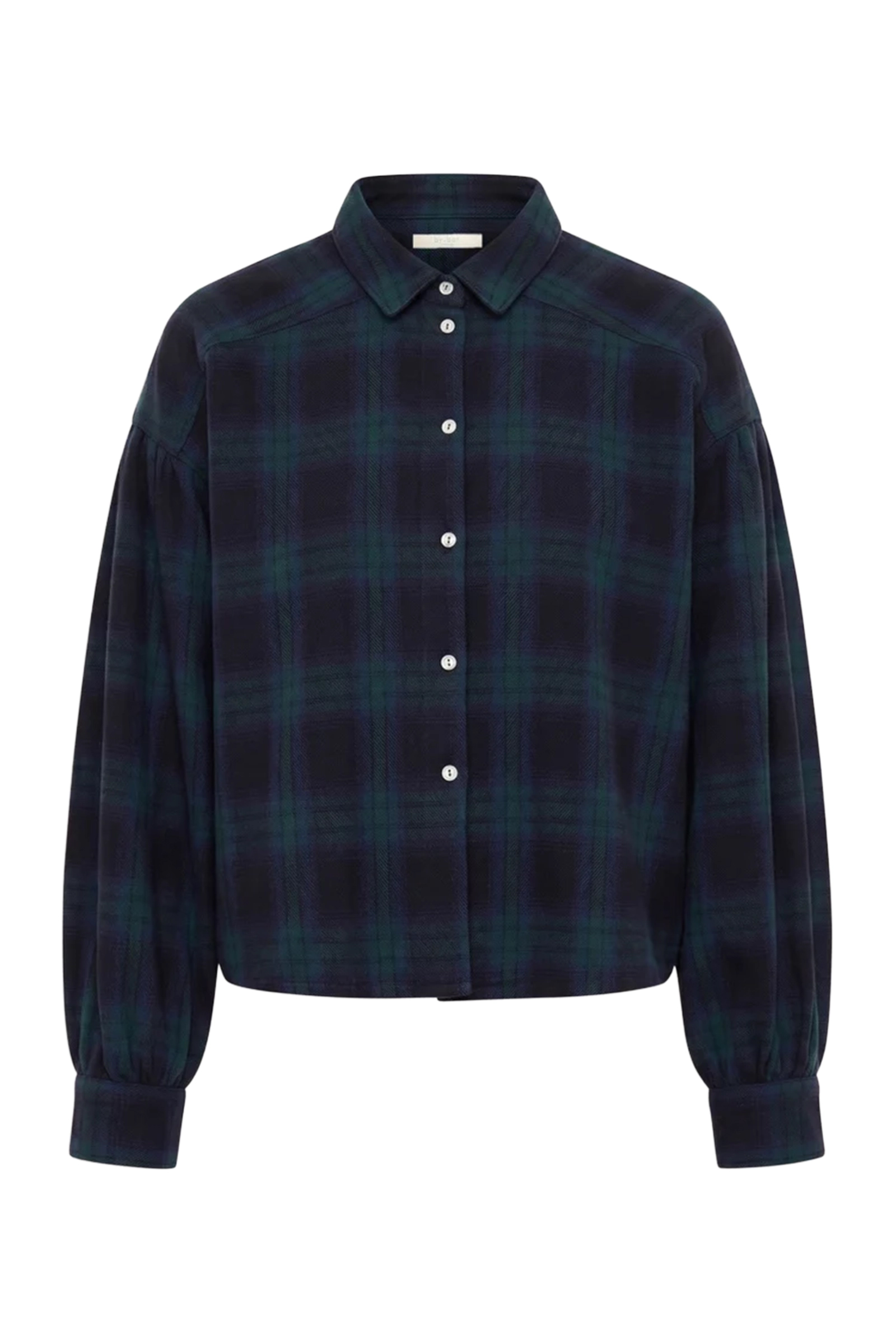 Dames blouse lange mouw groen