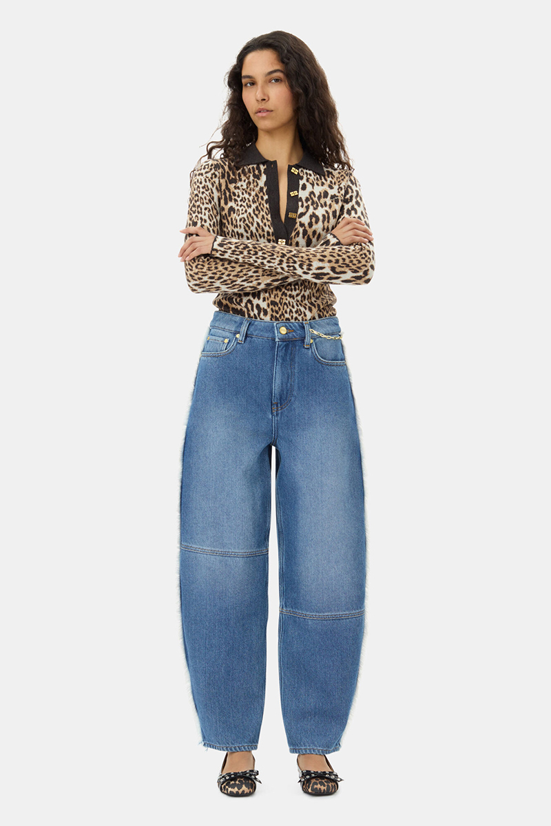 Dames jeans blauw