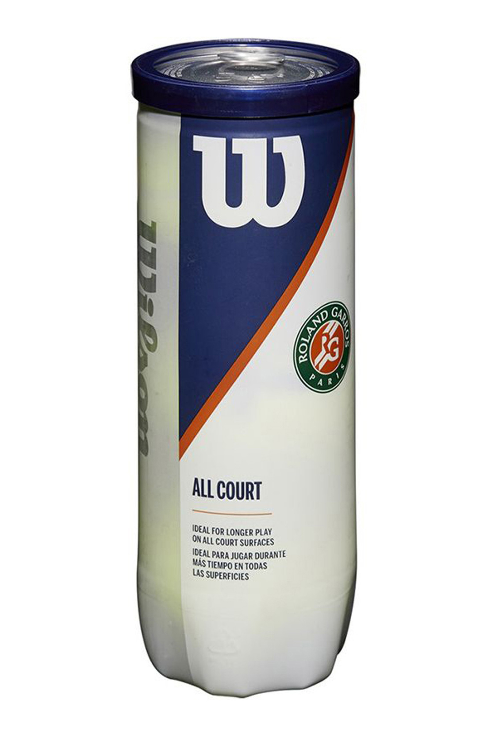 Wilson ROLAND GARROS ALL CT 3 BALL Geel-1 1