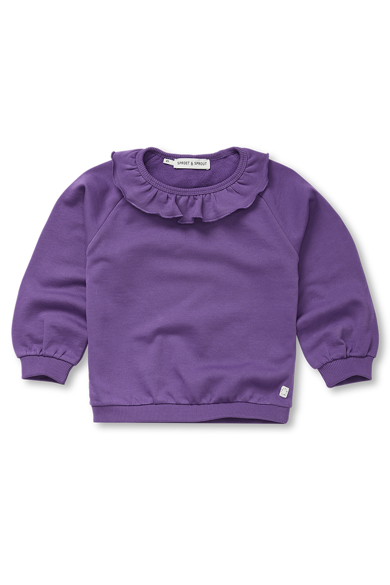 Meisjes sweater paars