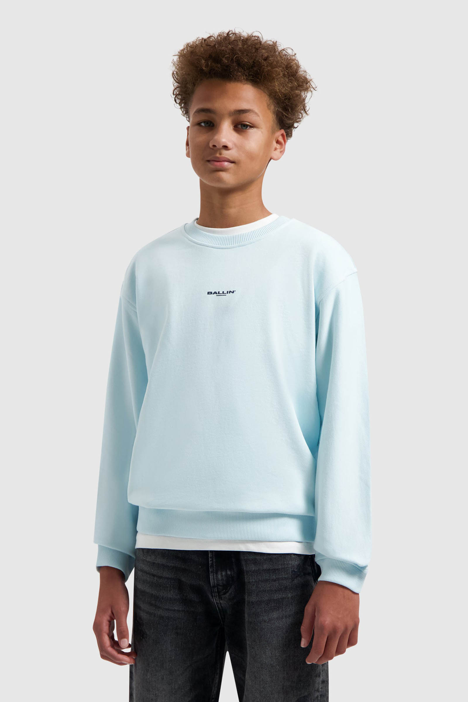 Jongens sweater blauw