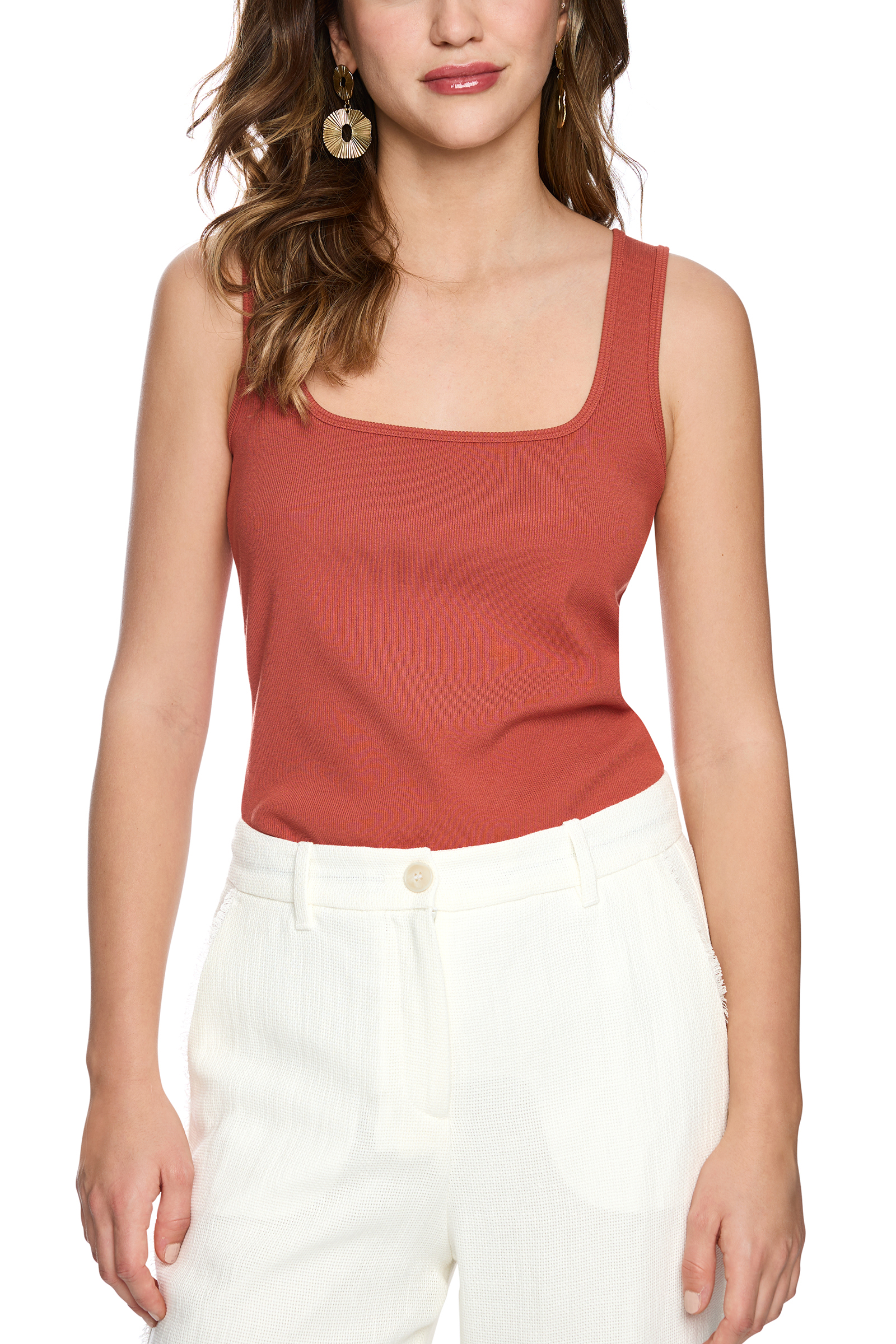 Dames top rood