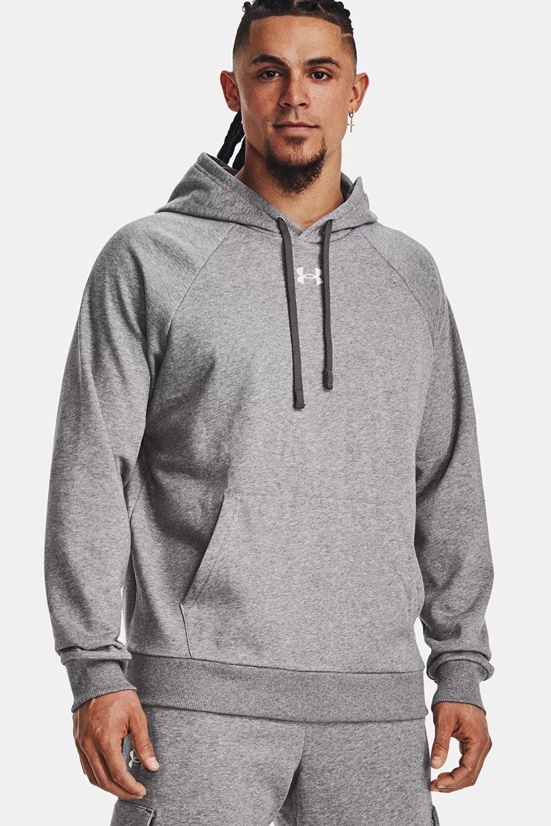 Casual heren hoodie grijs