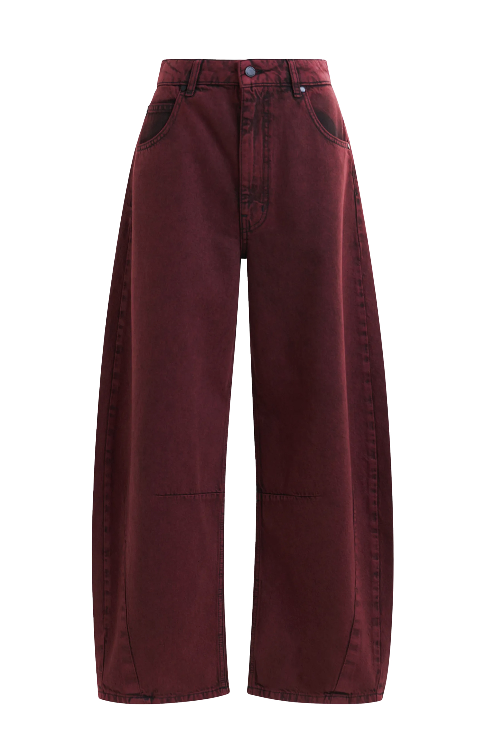 Dames jeans rood