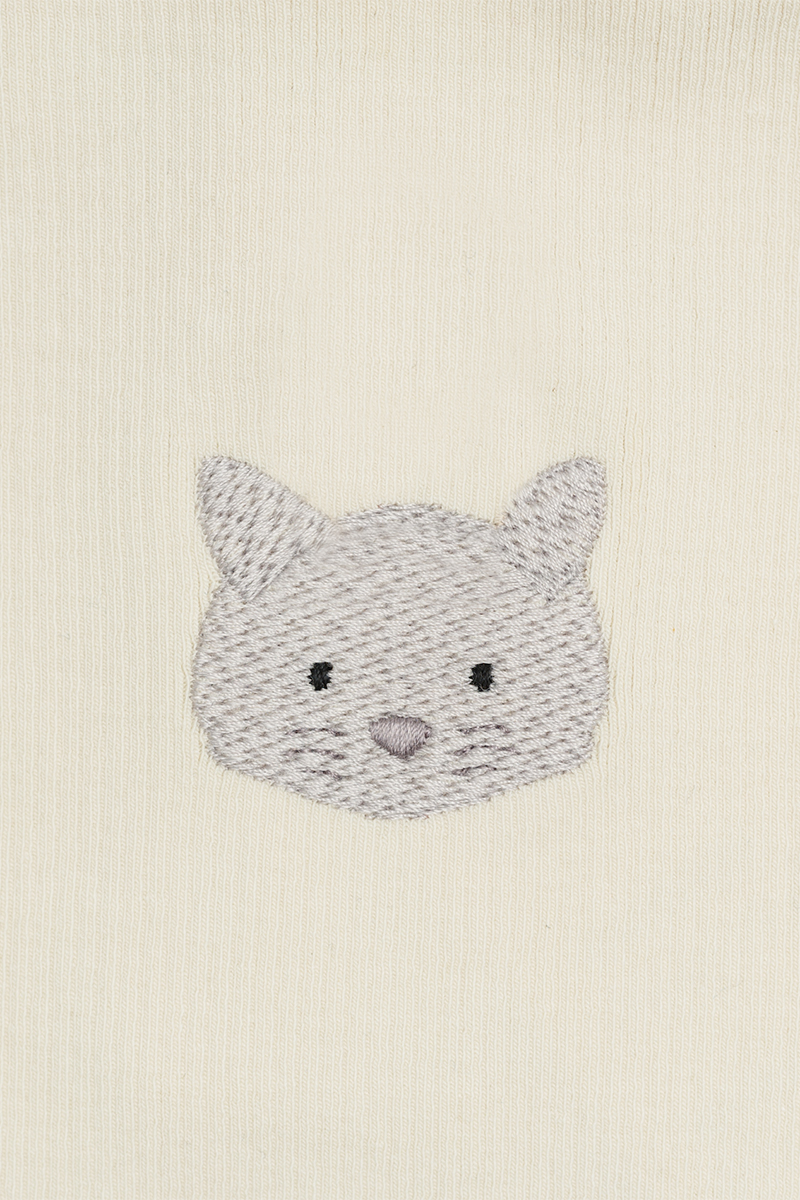 Donsje Amsterdam Nowie bodysuit- cat Ecru-1 2