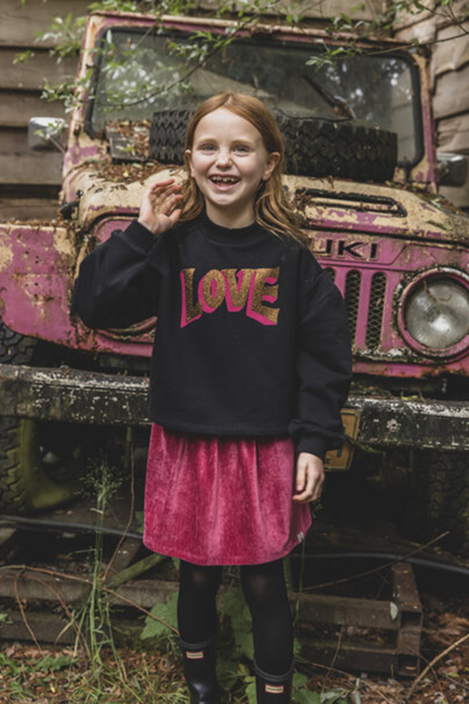 Meisjes sweater zwart