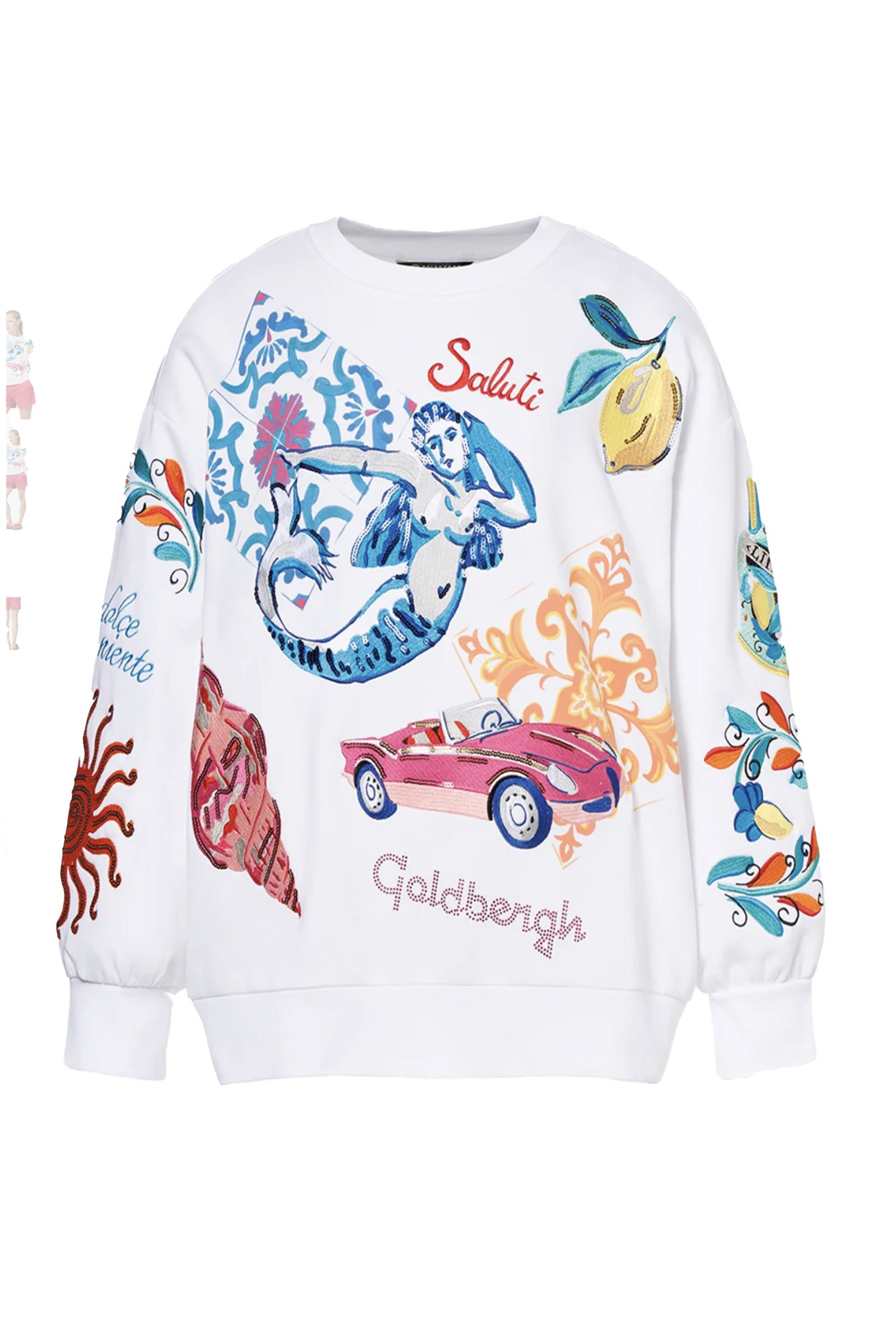 Casual dames sweater ecru