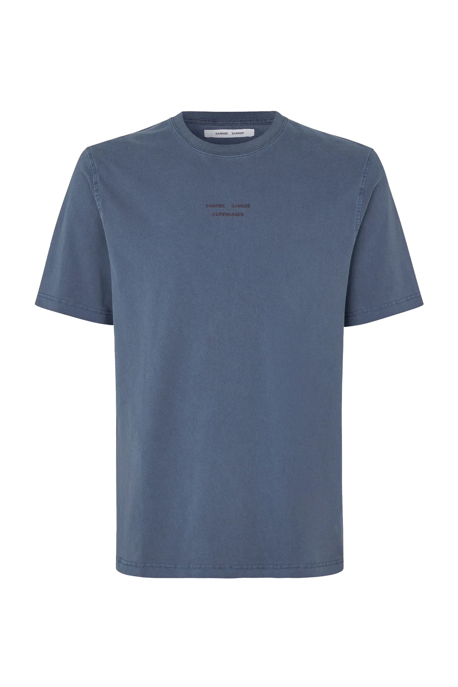 Heren t-shirt kortemouw blauw