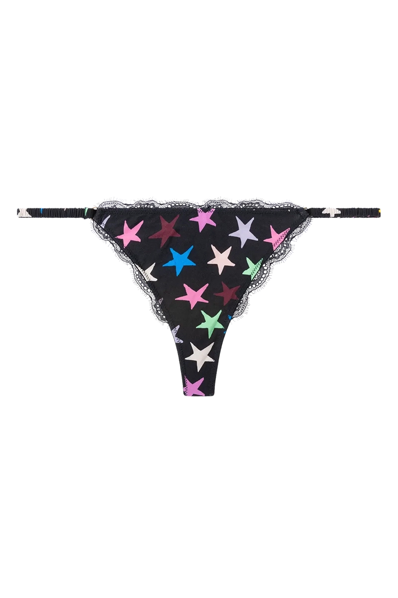 Lingerie dames string zwart