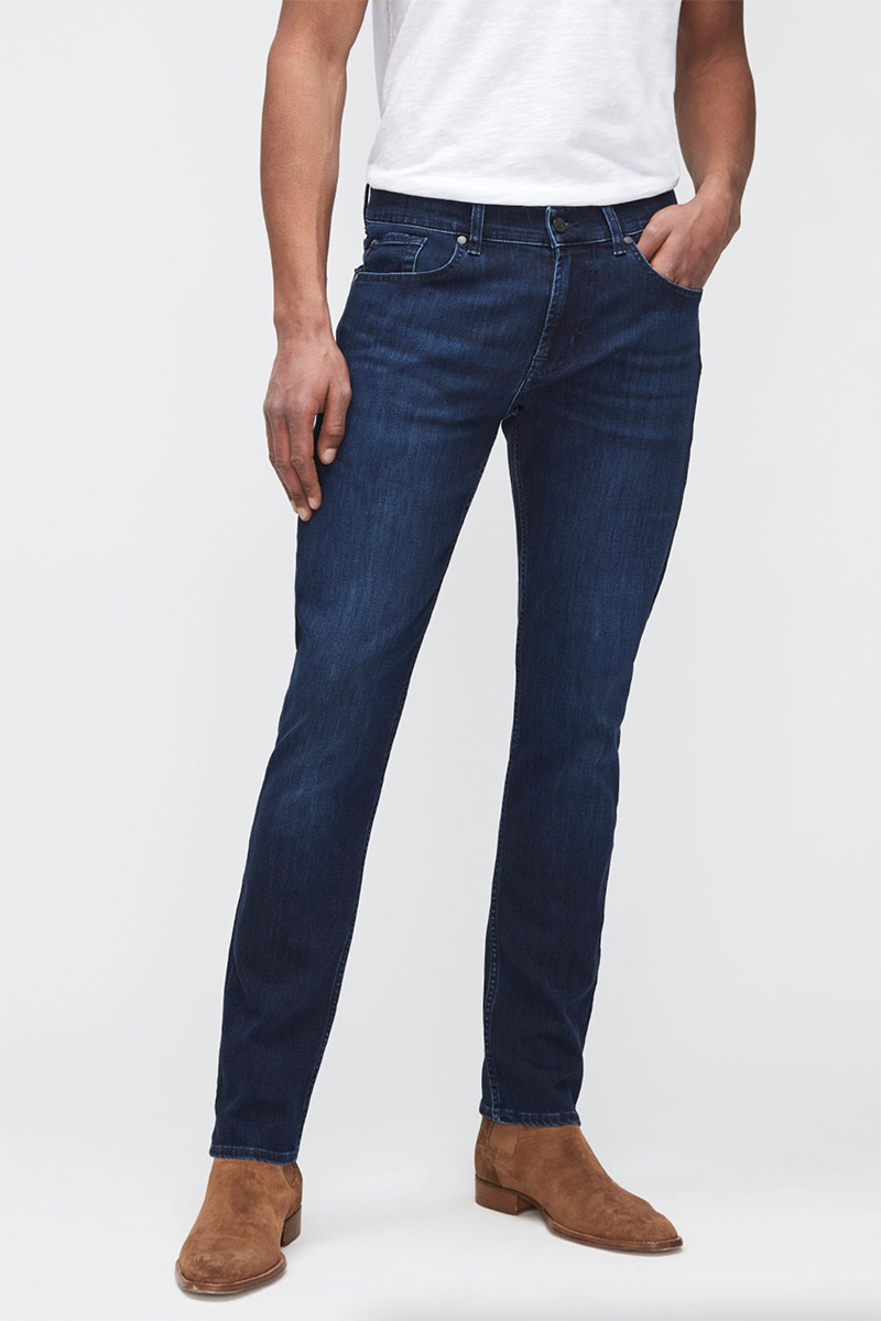 7 For All Mankind SLIMMY TAPERED Blauw-1 2