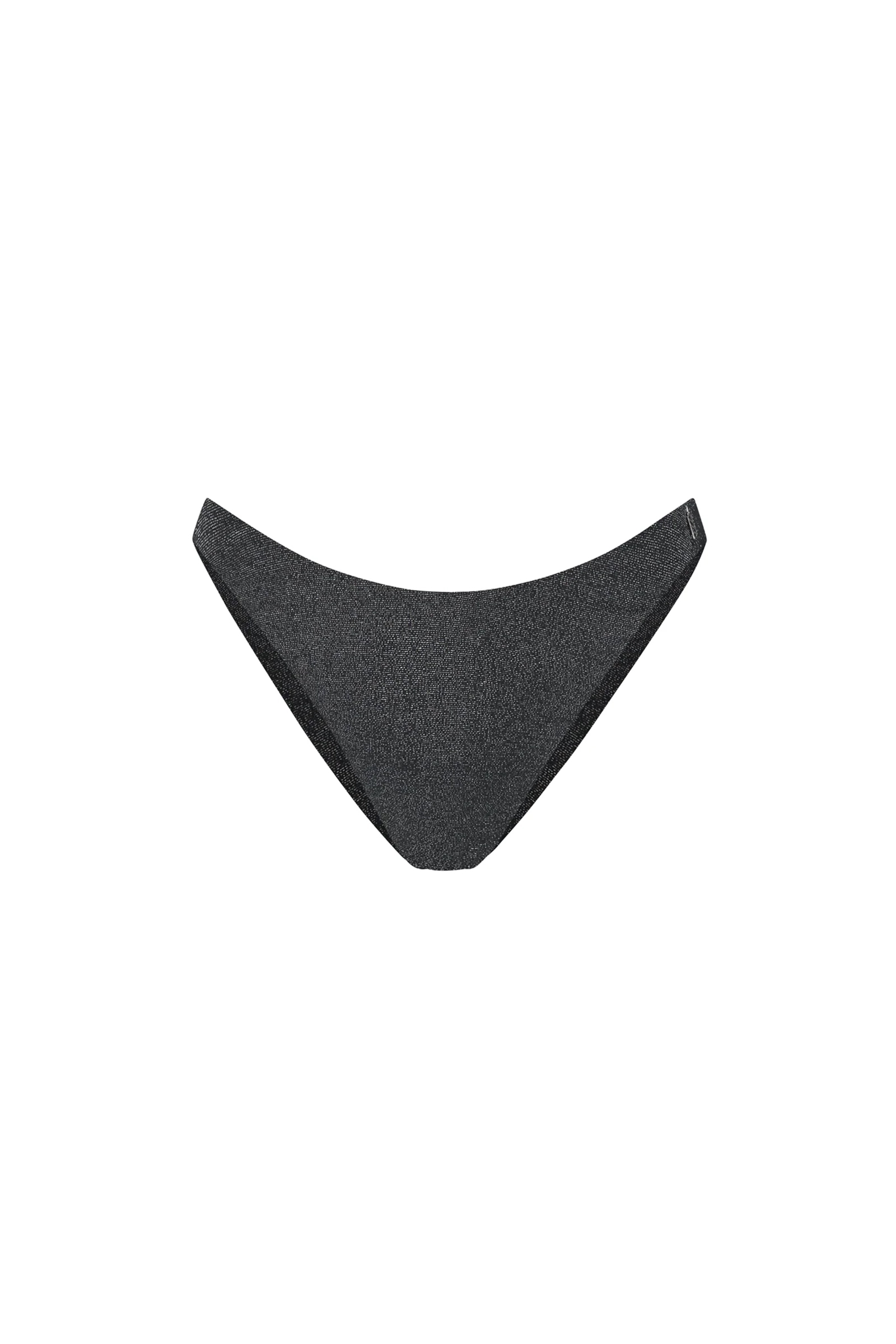 Bad/beach dames bikini slip zwart