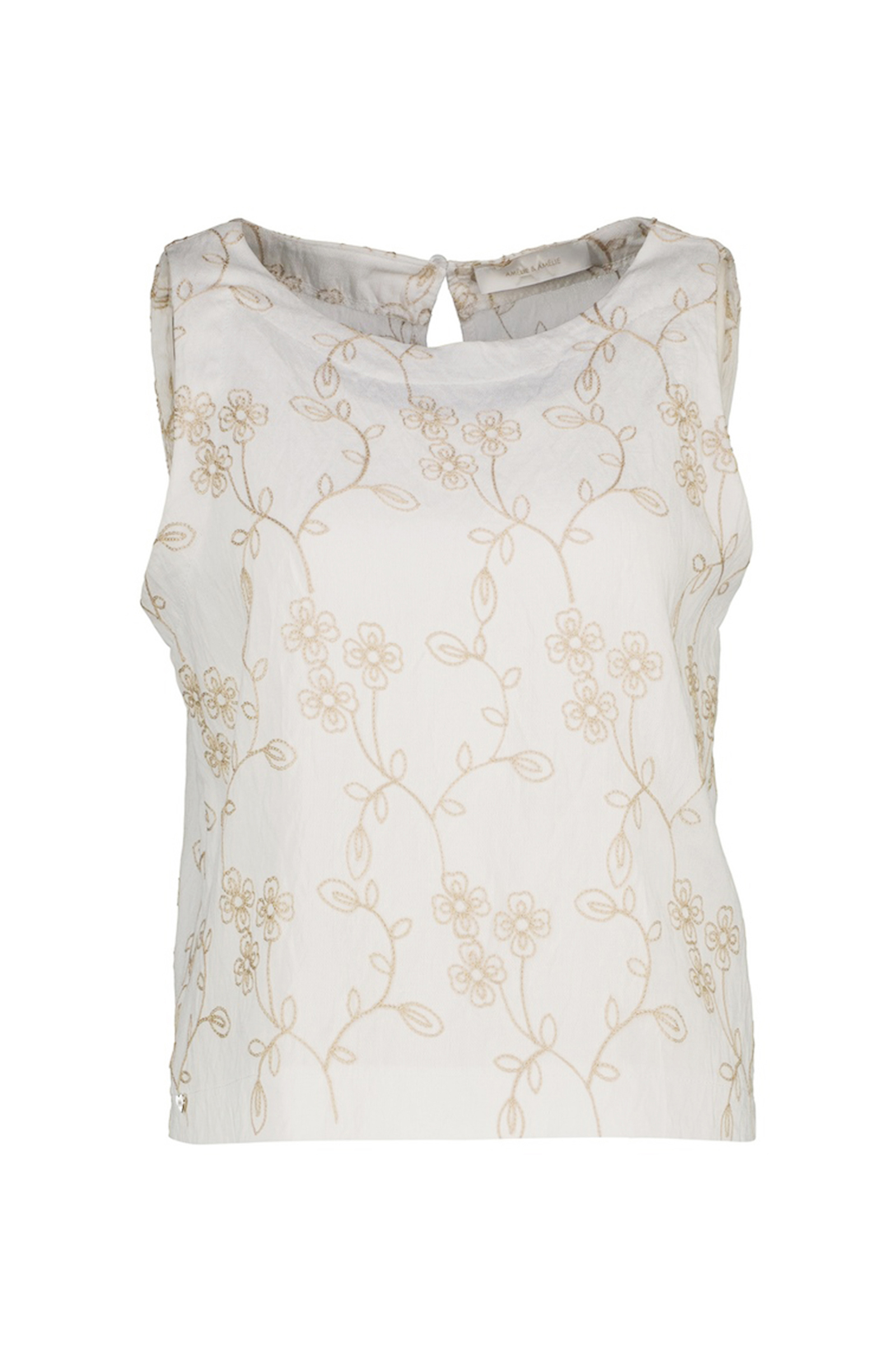 Dames top ecru