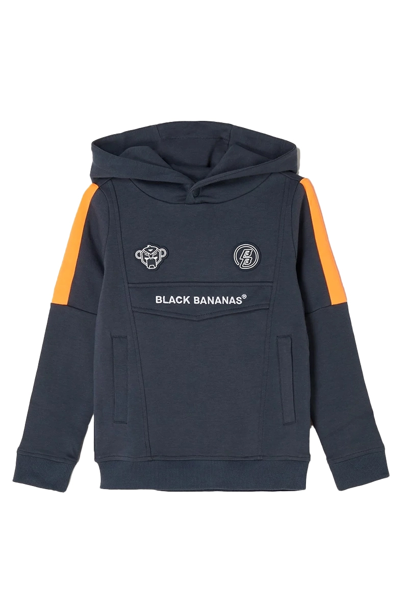 Black Bananas rev hoody Blauw-1 1