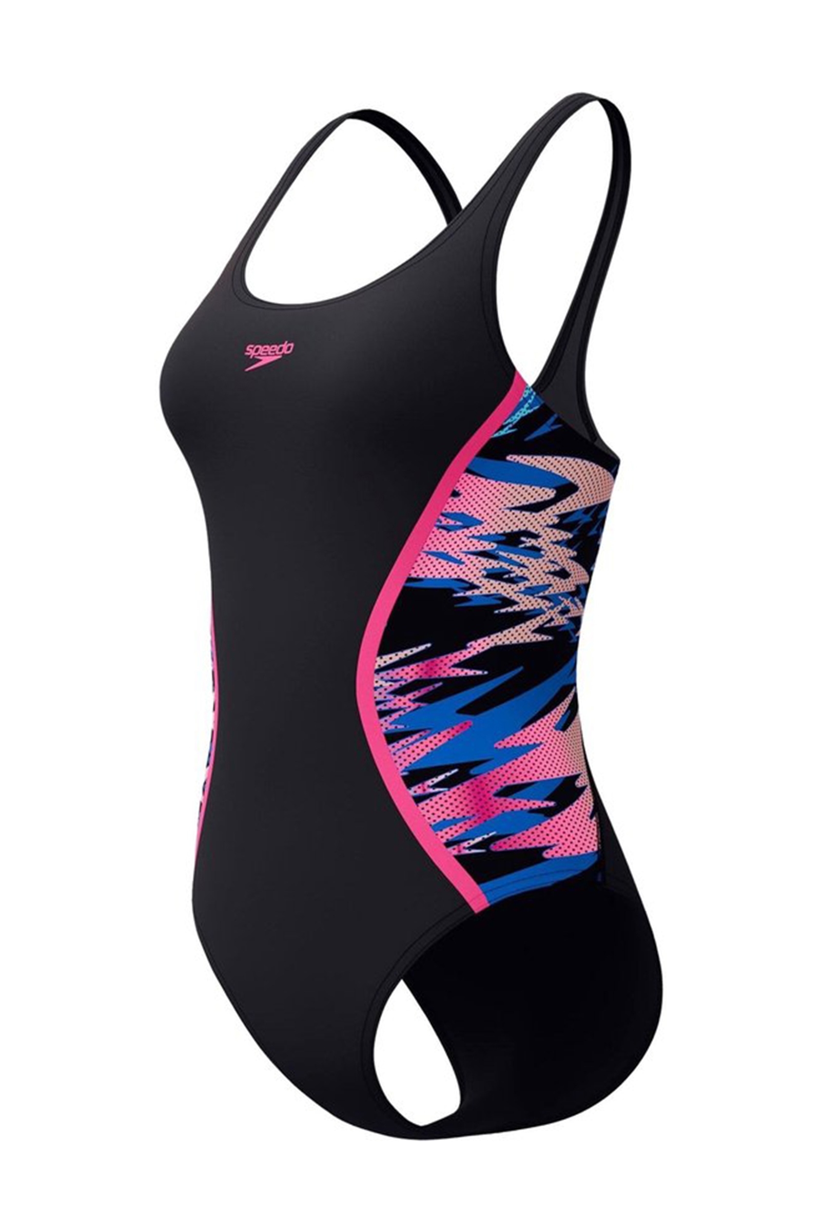 Bad/beach dames badpak sport zwart