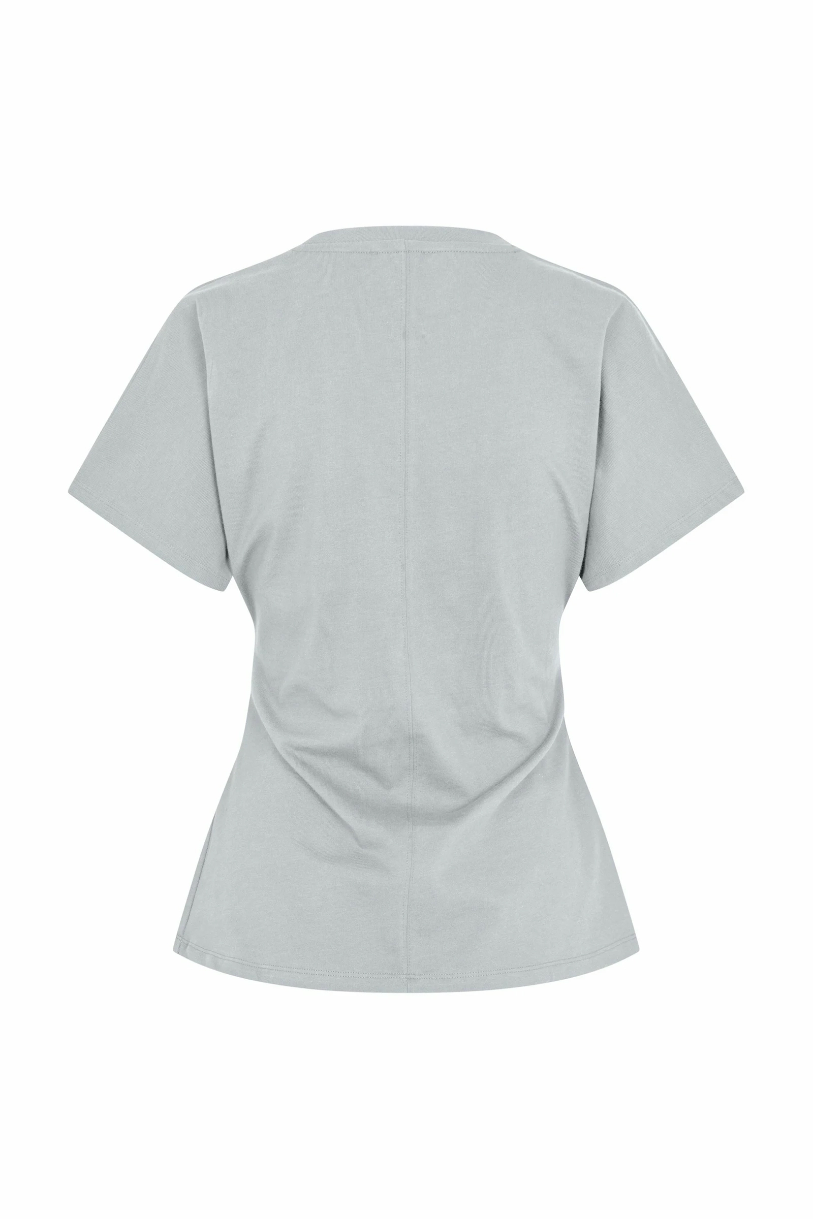 Dames t-shirt korte mouw blauw