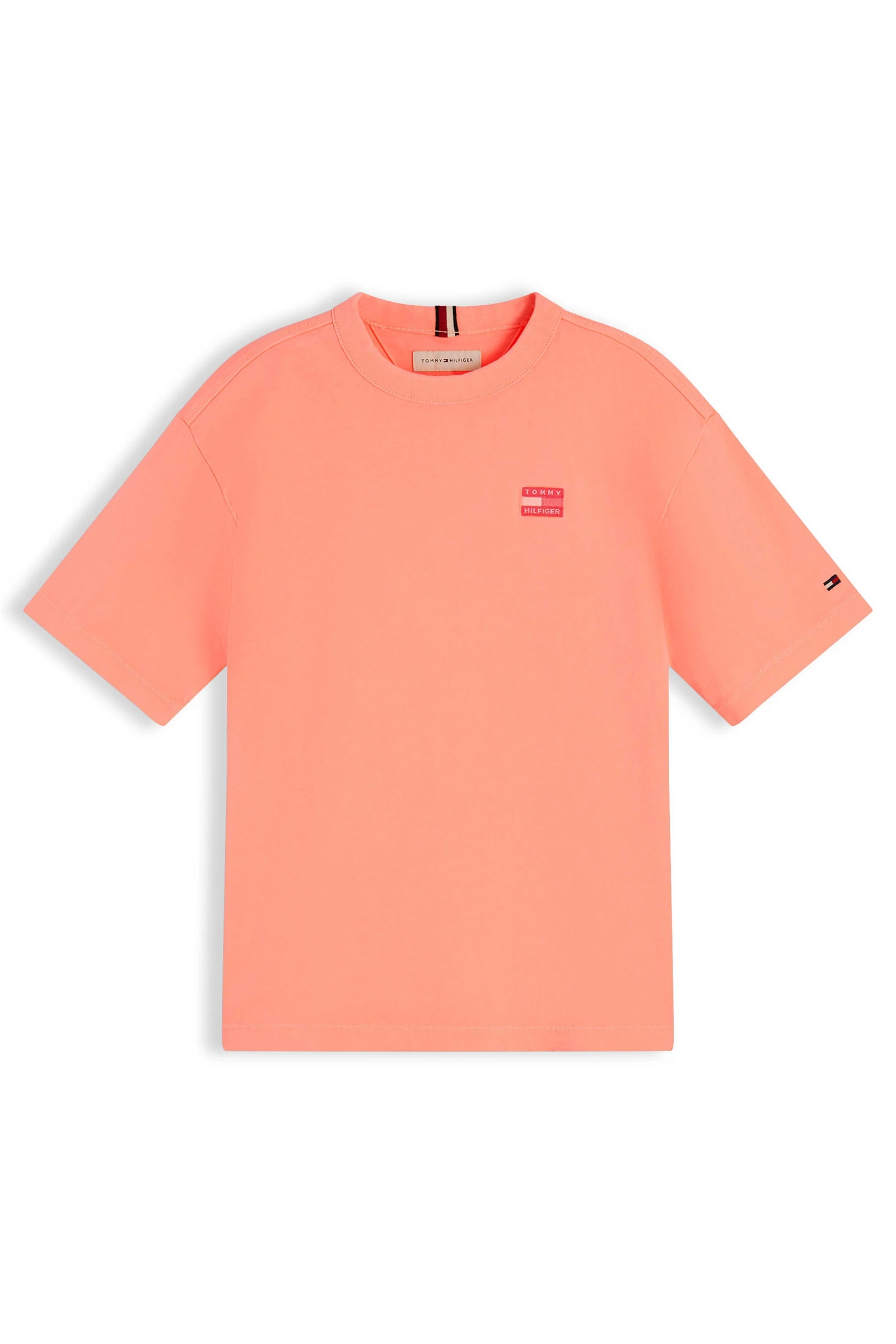Jongens t-shirt korte mouw oranje