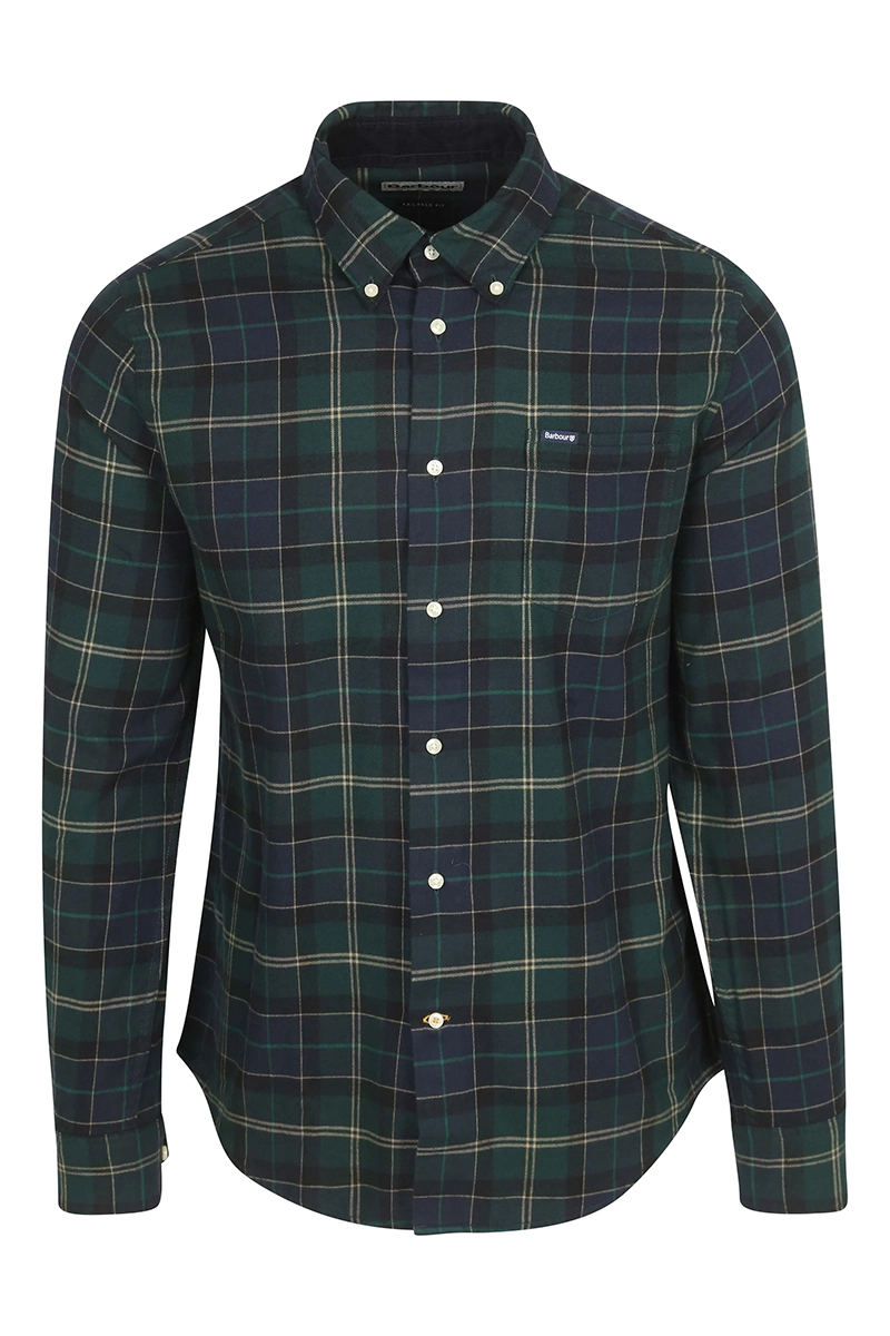 Heren overhemd lm casual blauw