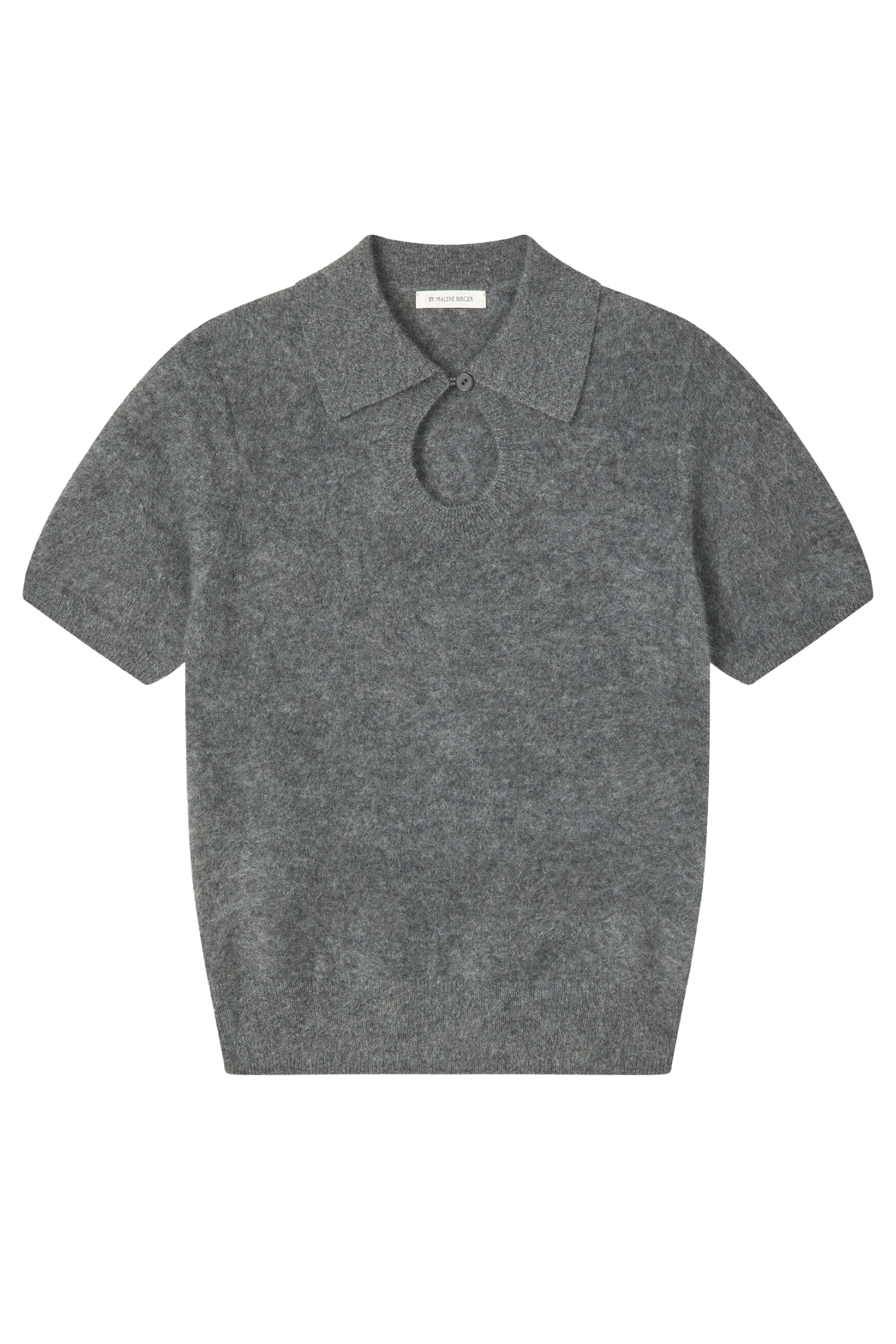 Dames polo grijs