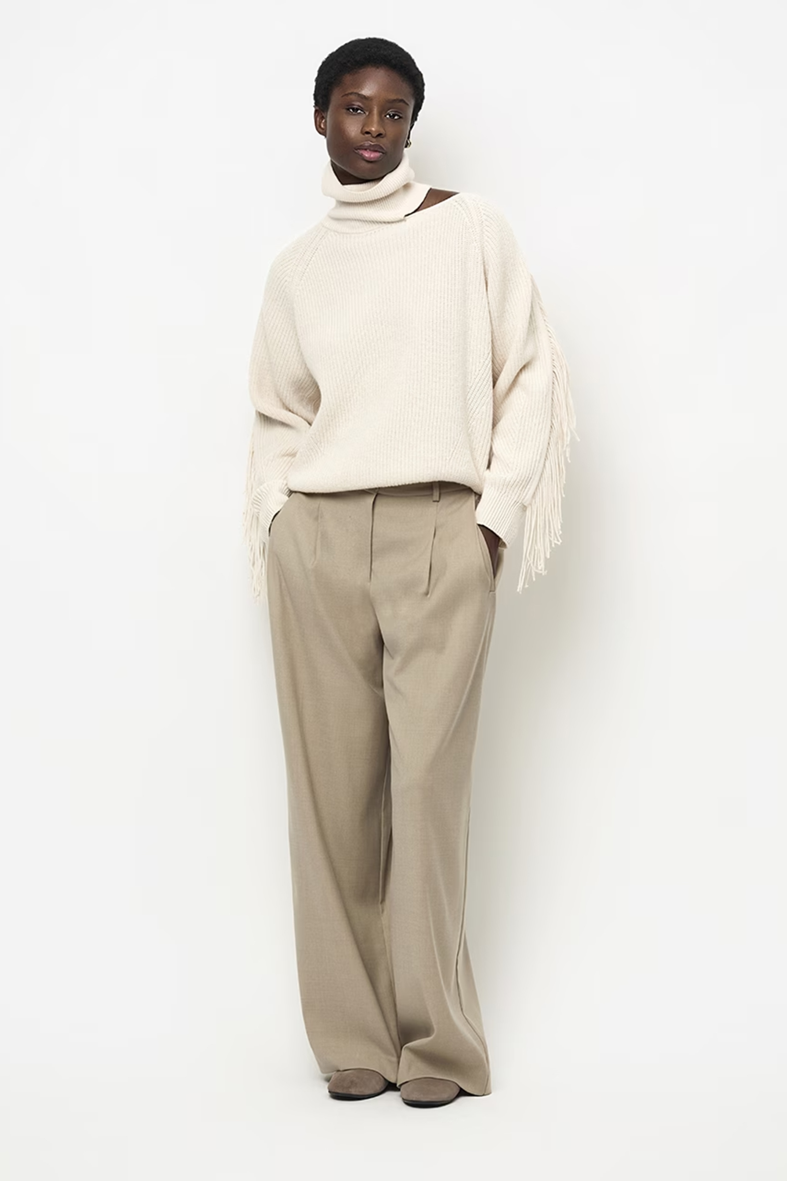 Dames broek bruin