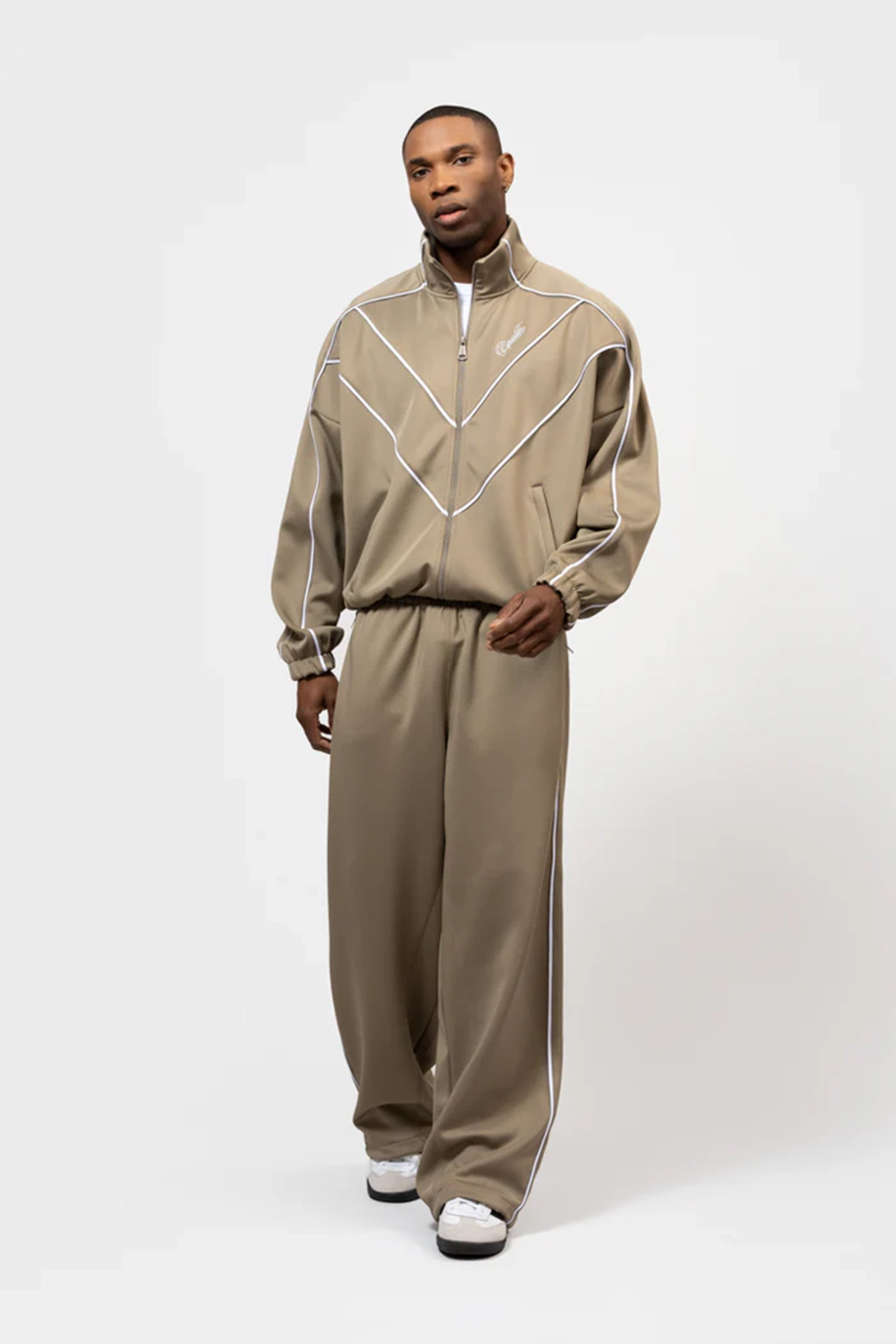 Heren overshirt bruin