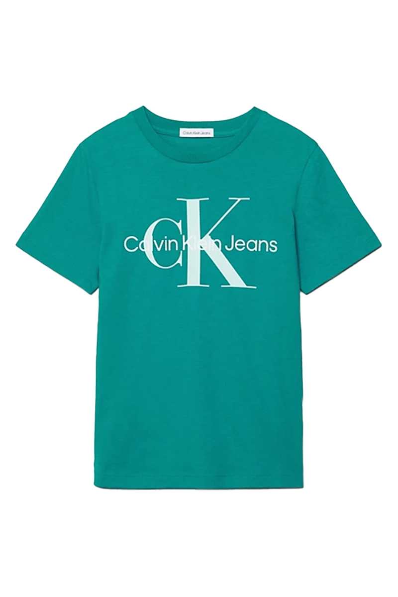 Calvin Klein Ck monogram ss tshirt Groen-1 1