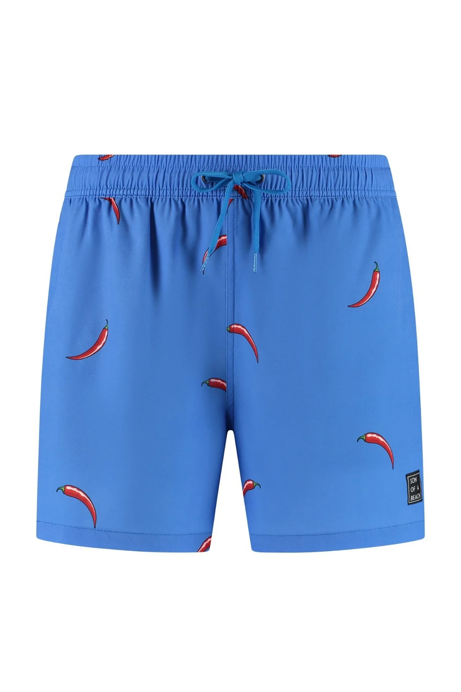 Son of a Beach ZWEMSHORT Blauw-1 1