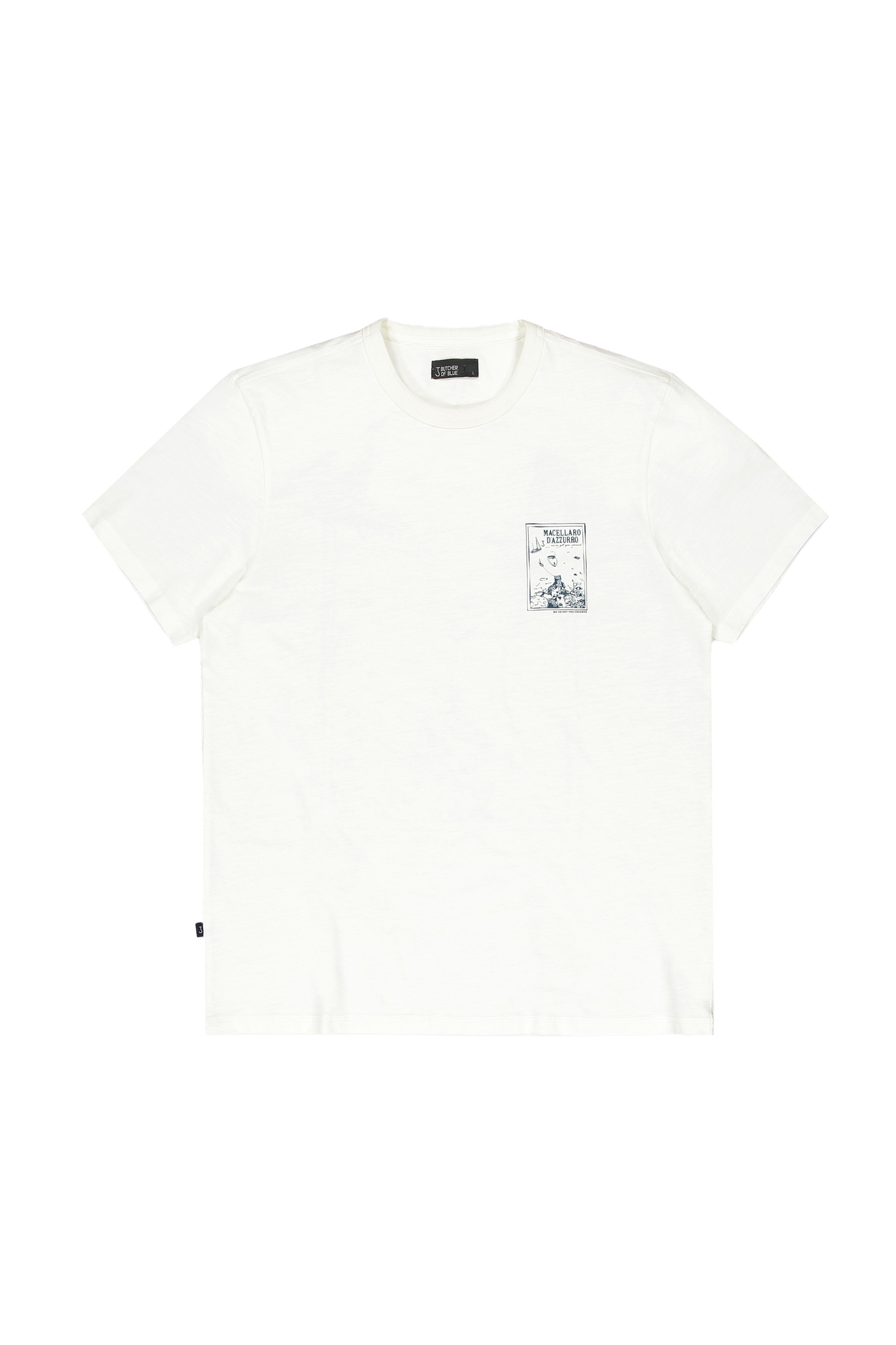 Butcher of Blue Fresco Dazzuro Tee Ecru-1 1