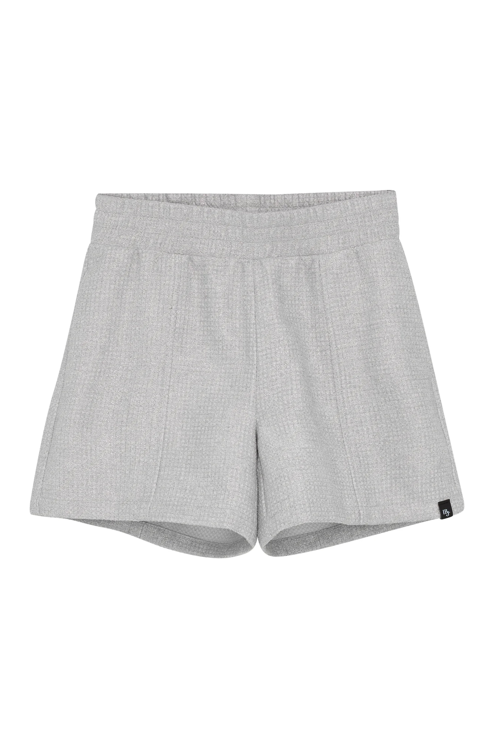 Meisjes short zilver