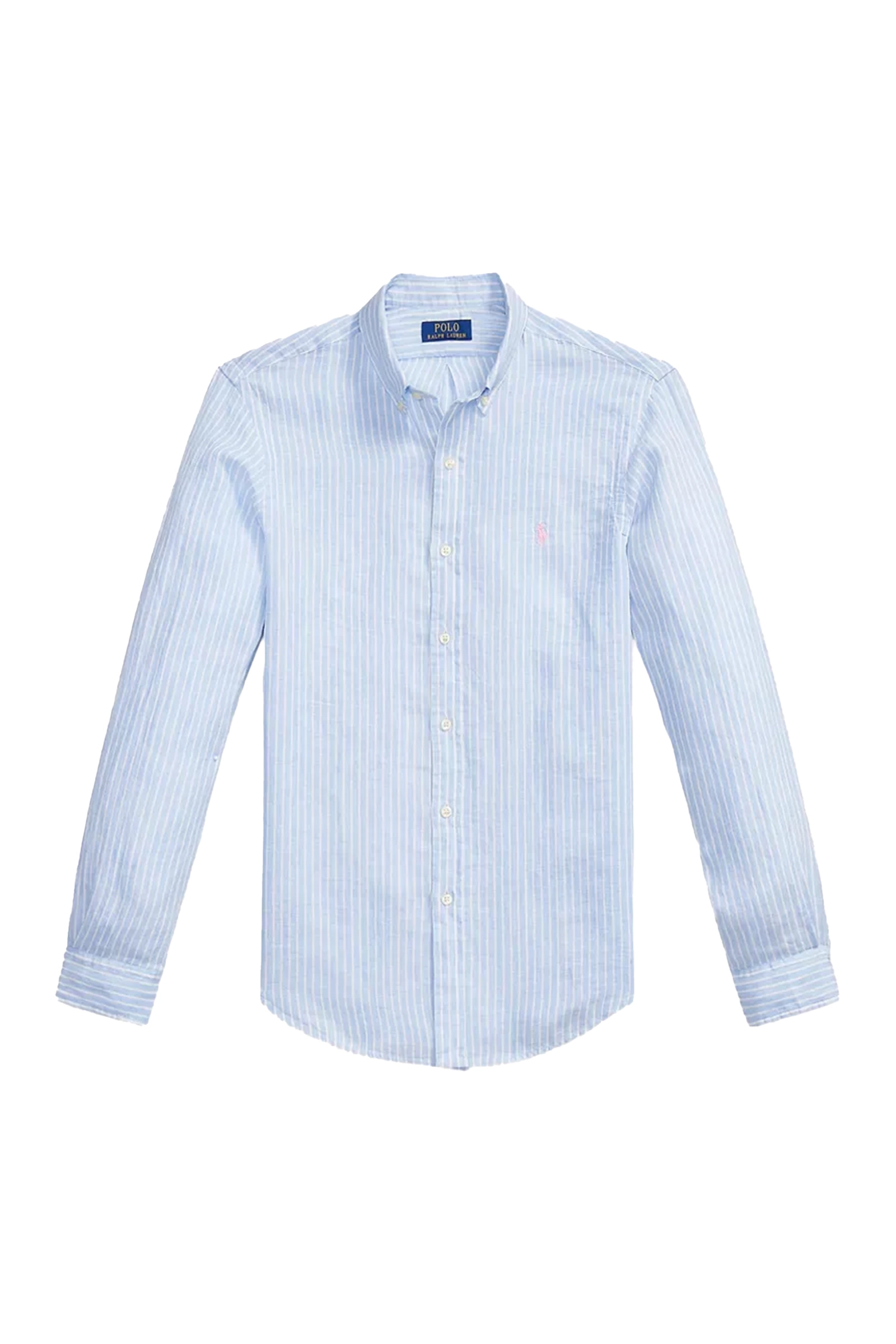 Heren overhemd lm casual blauw