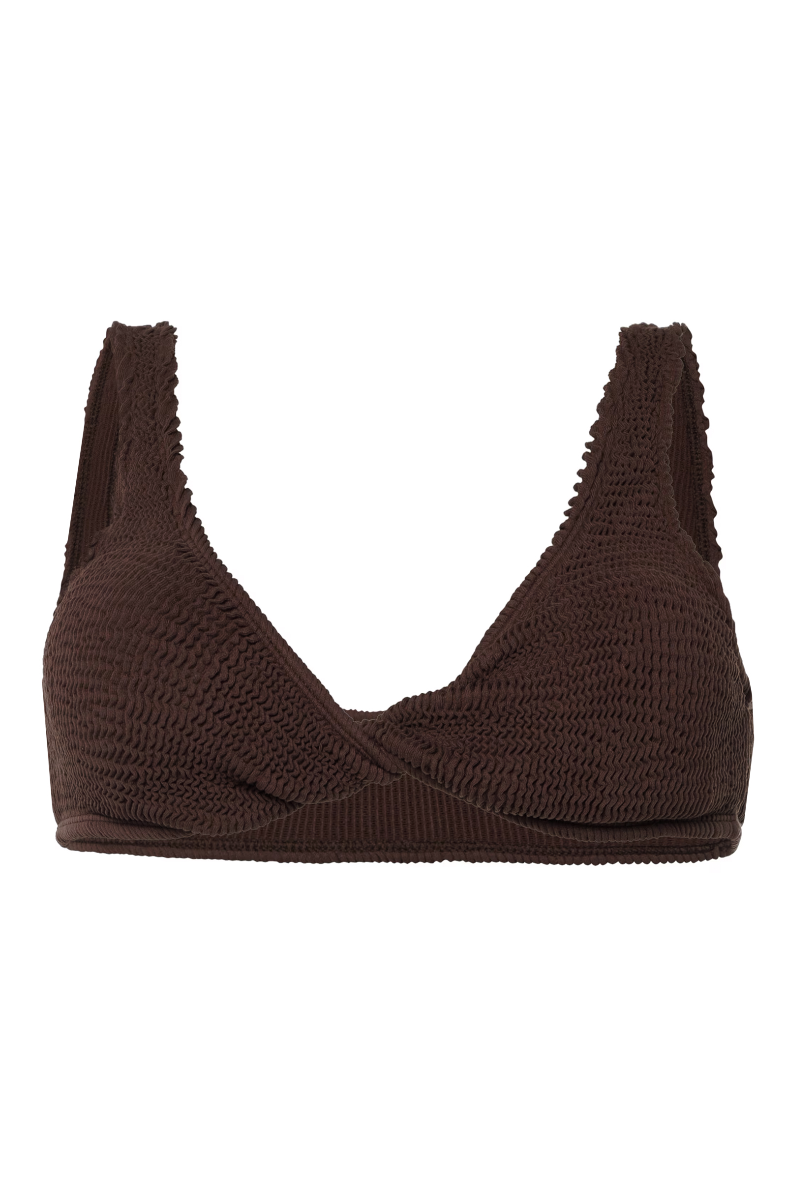 Bad/beach dames bikini slip bruin