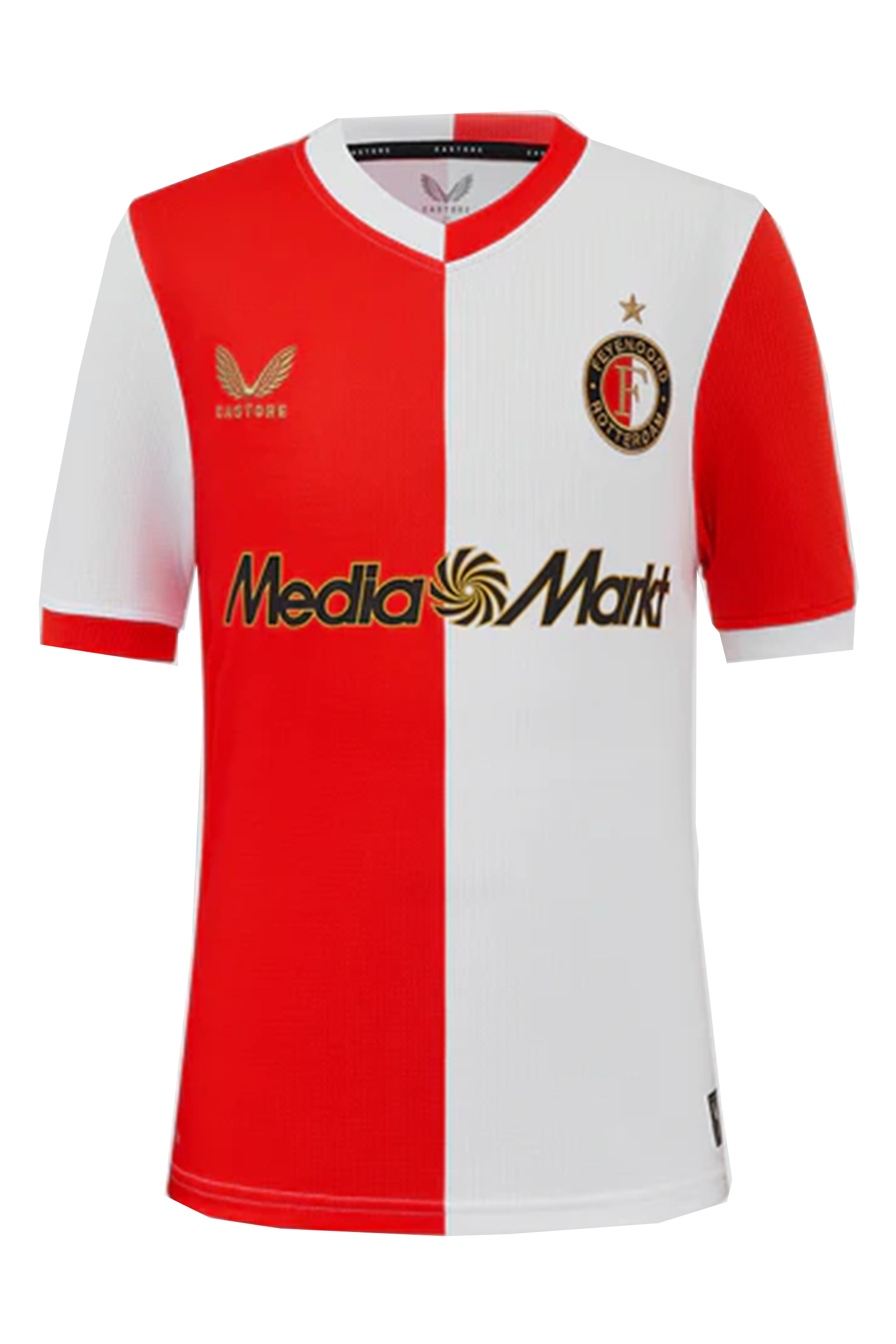 Voetbal jongens t-shirt replic rood