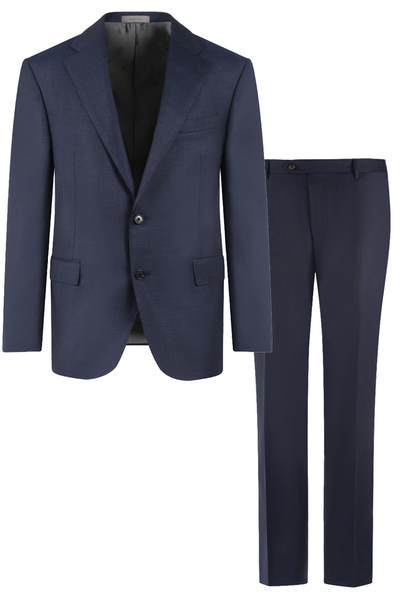 Heren 2-delig kostuum blauw
