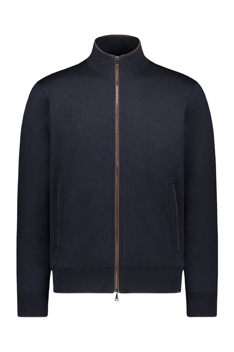 Heren vest blauw