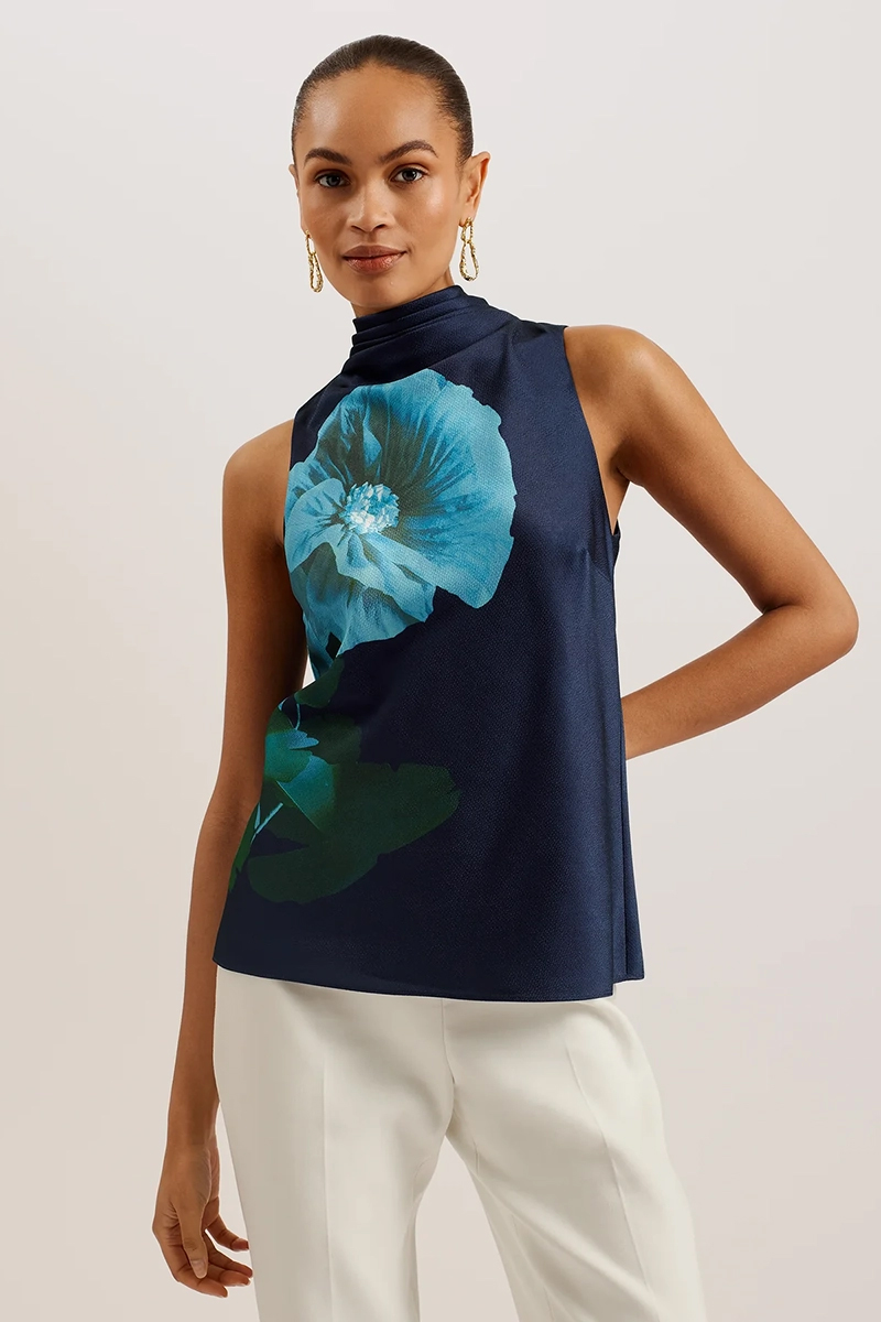 Dames top blauw