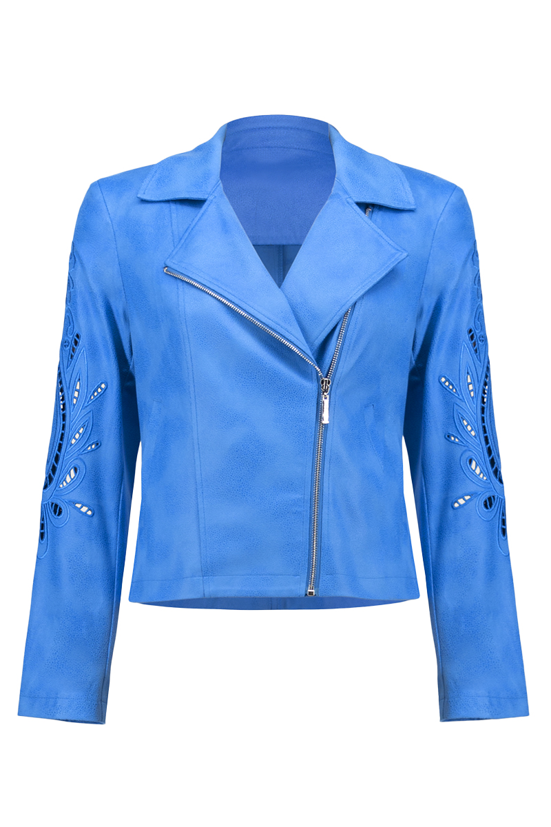 Dames blazer blauw