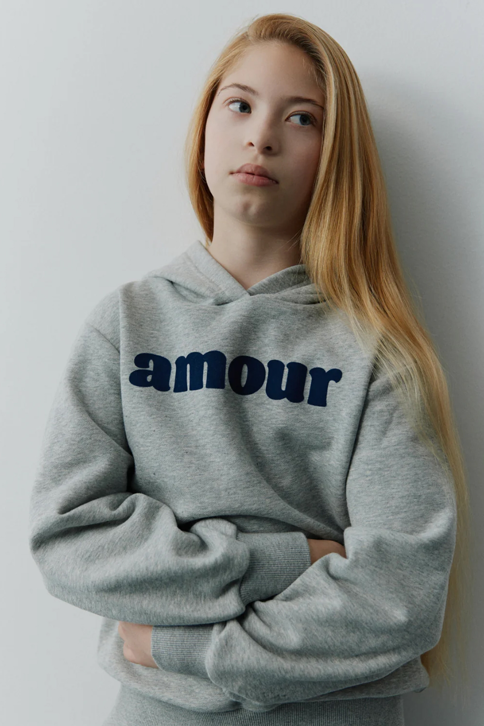 Meisjes sweater grijs