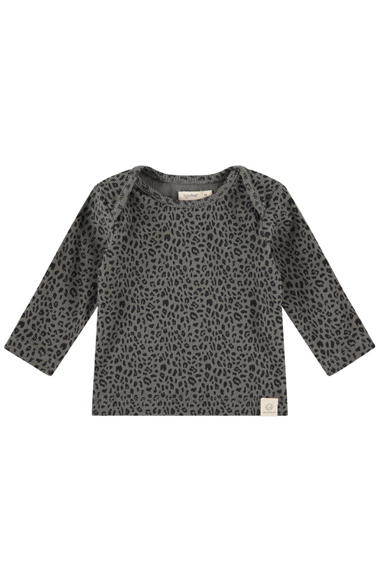 Babyface Baby t-shirt lange mouw Grijs-1 1