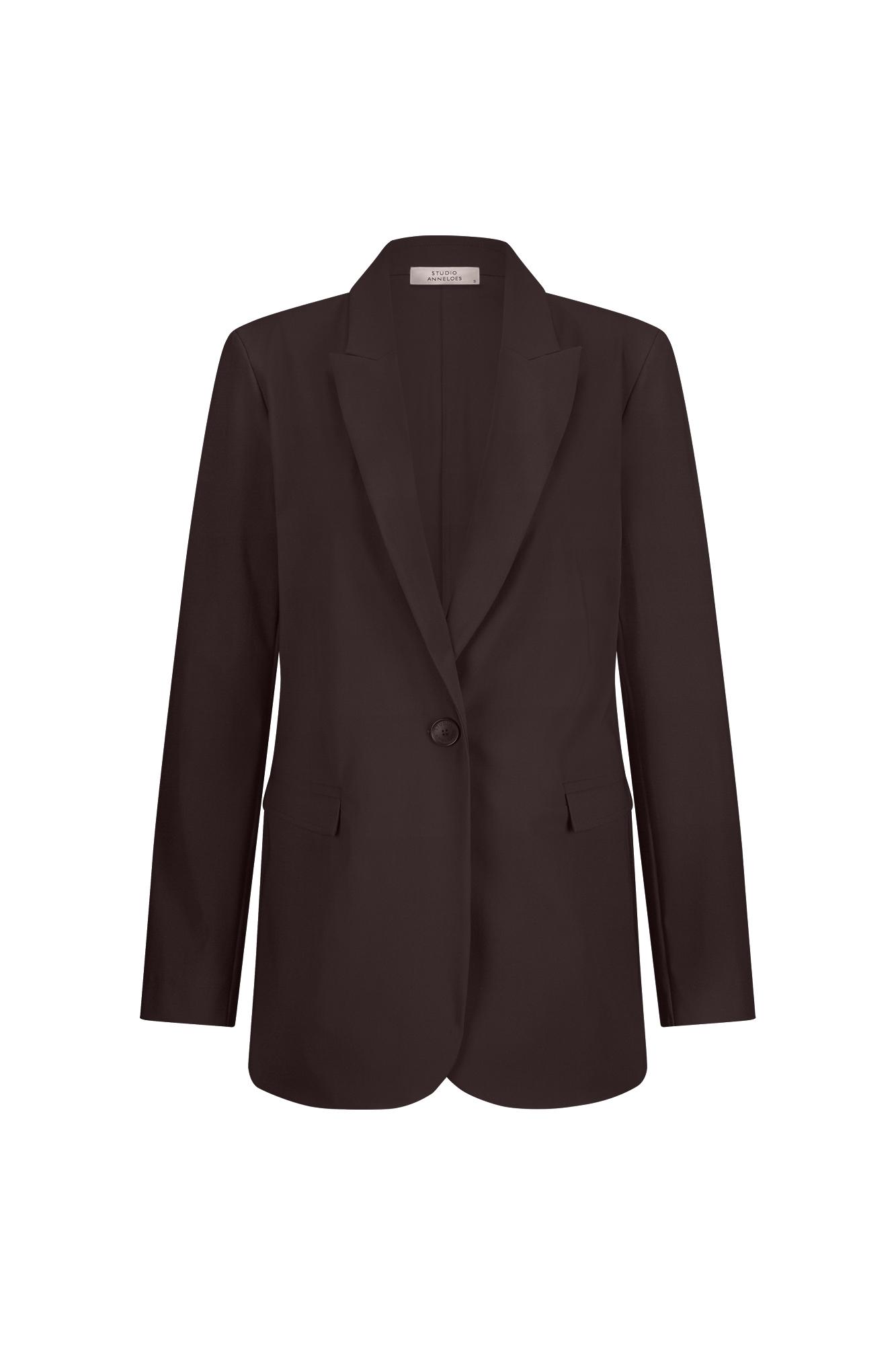 Dames blazer bruin