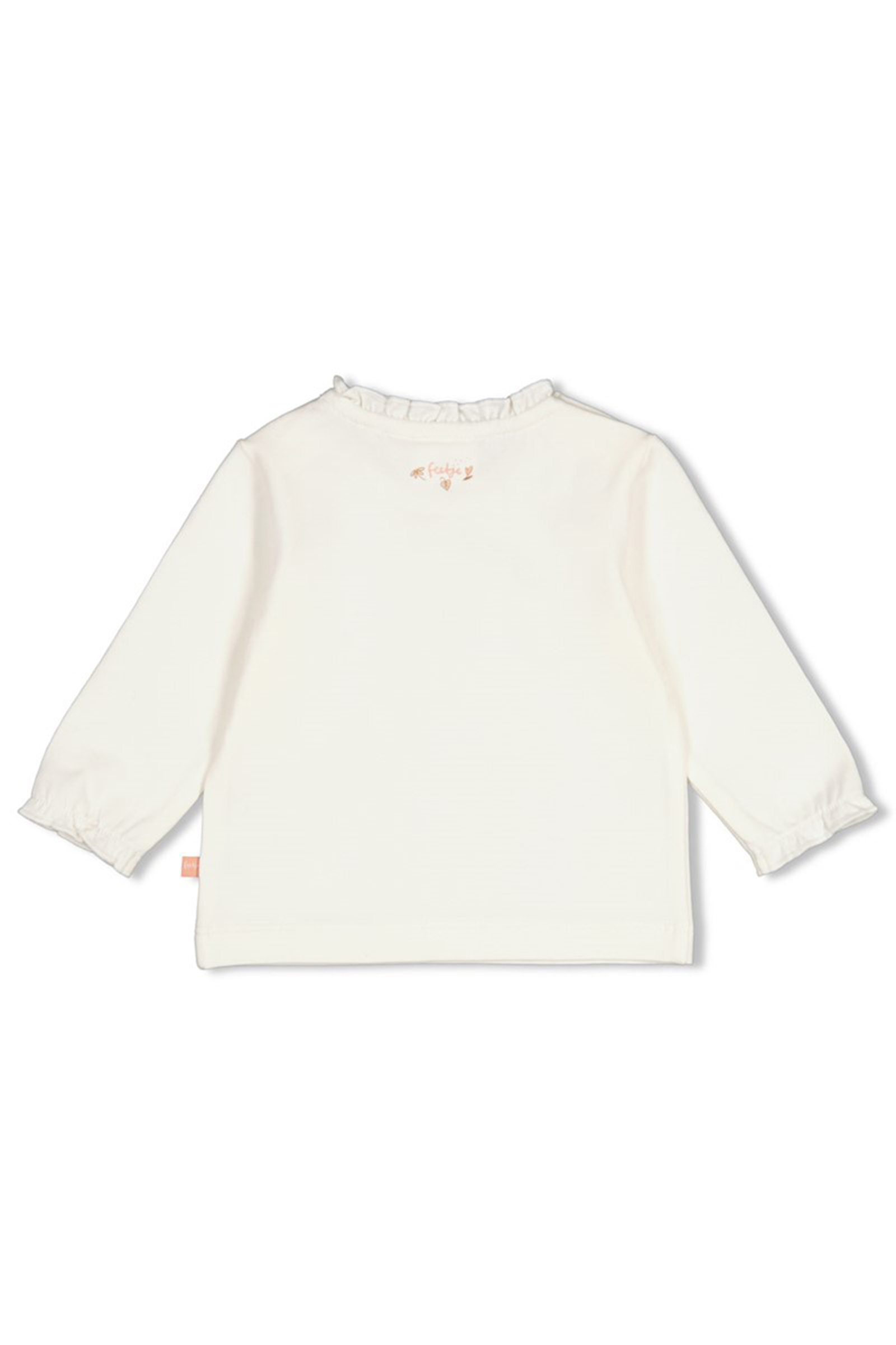 Baby t-shirt lange mouw ecru