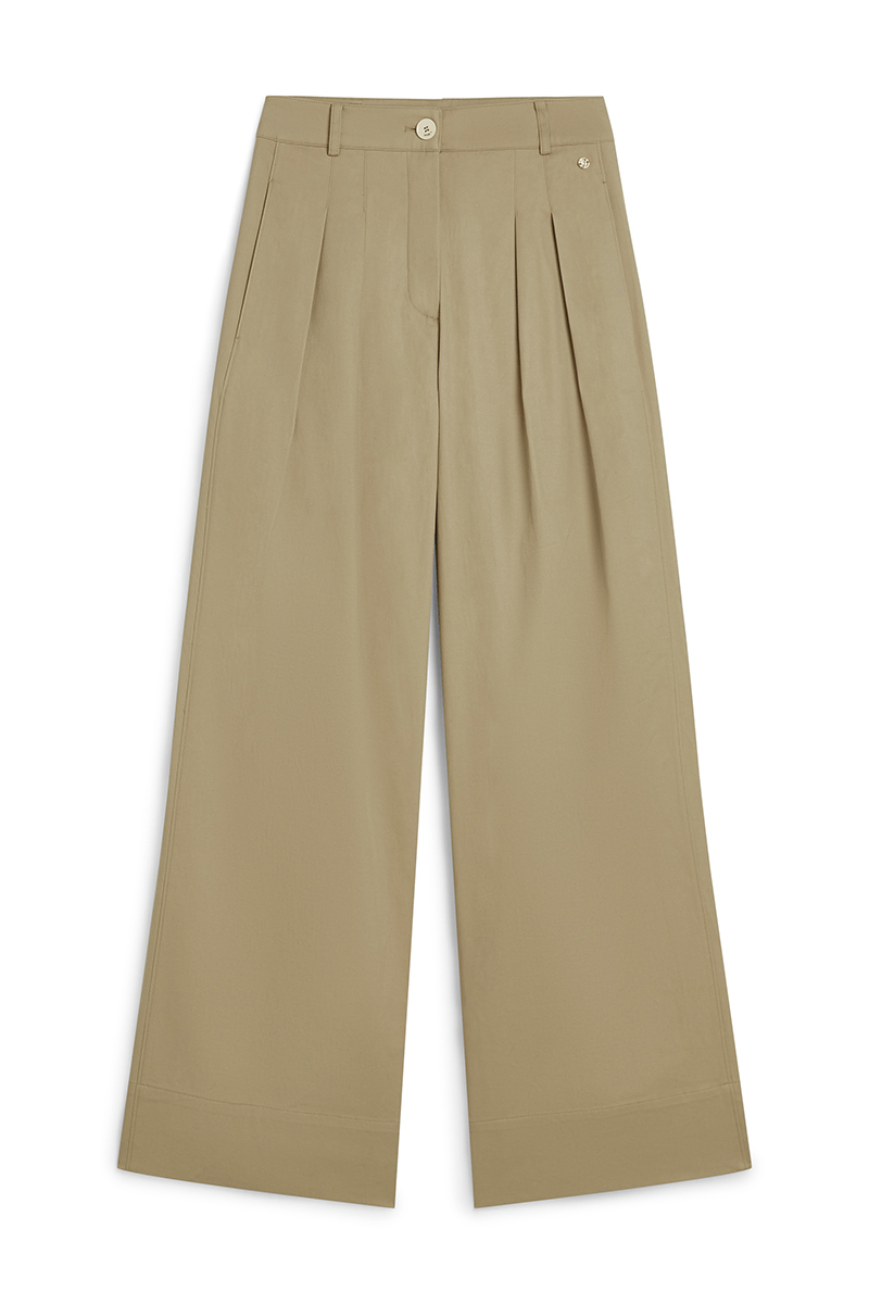 Dames broek bruin