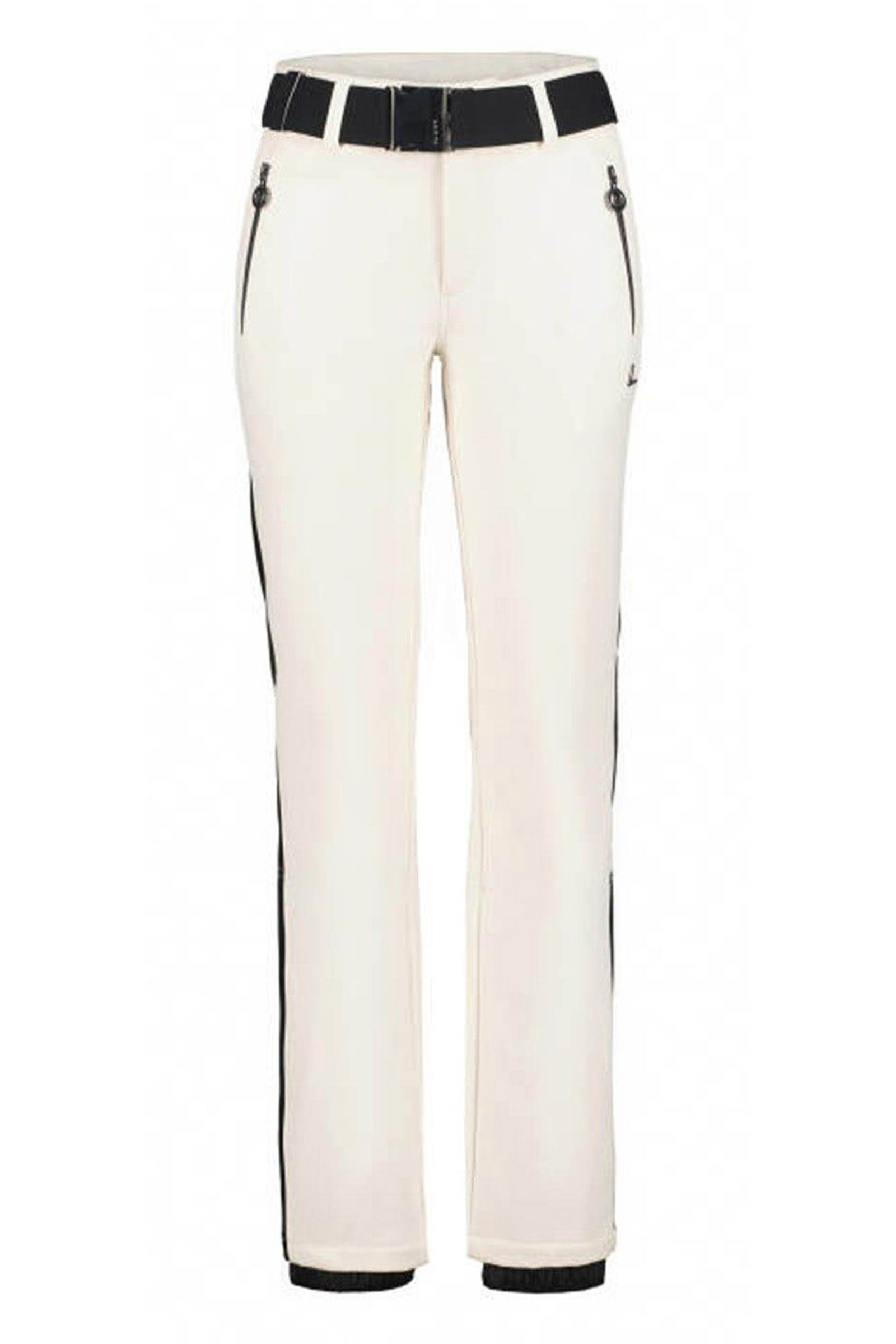 Wintersport dames strechbroek wit