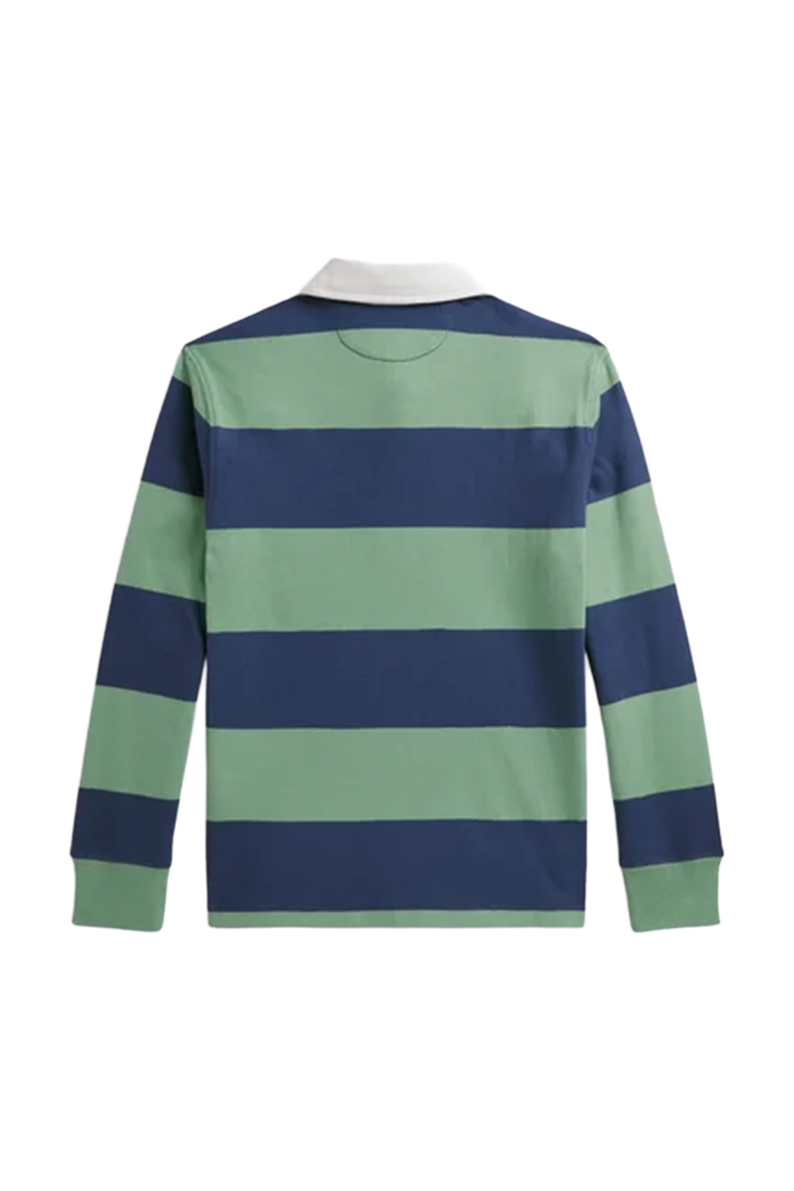 Jongens polo lange mouw groen