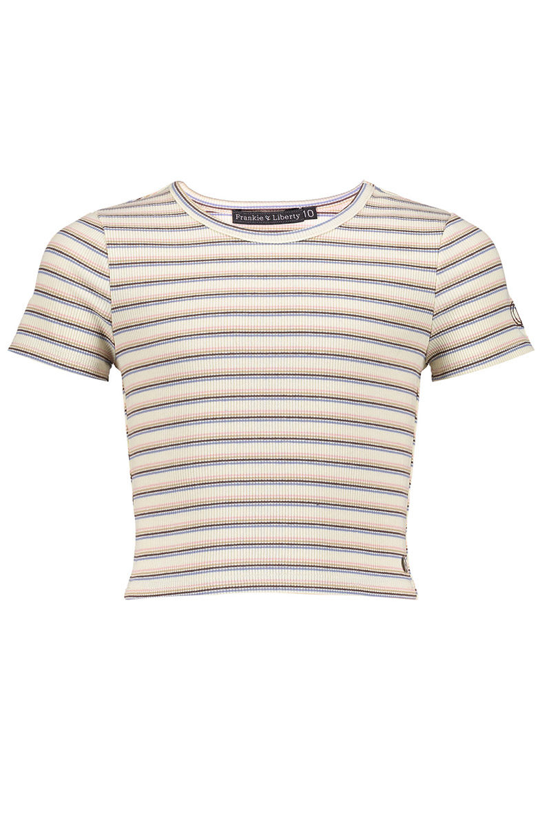 Meisjes t-shirt korte mouw wit