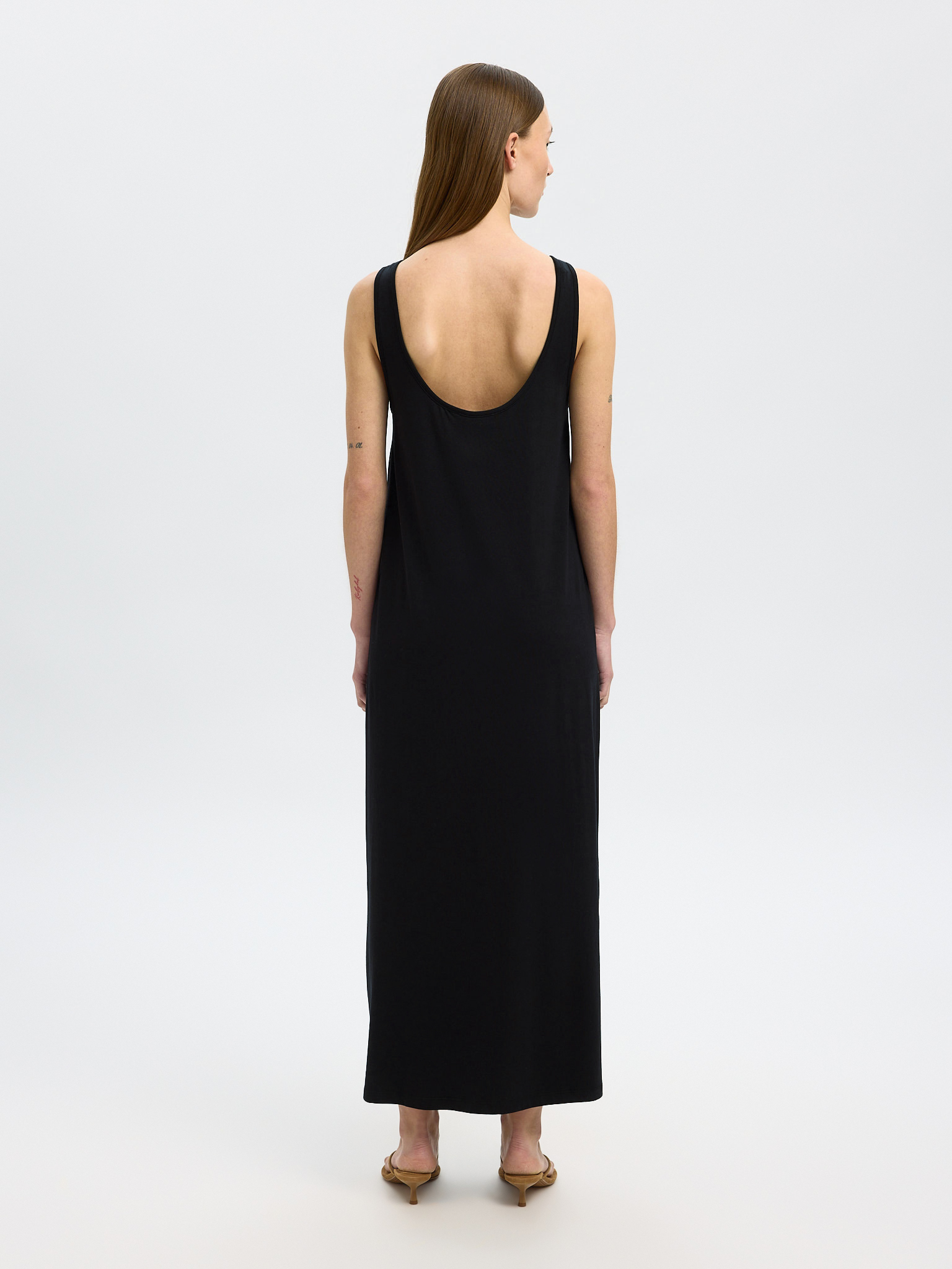 Selected SLFANOLA SL LOW BACK ANKLE DRESS NO 179099-Black 4