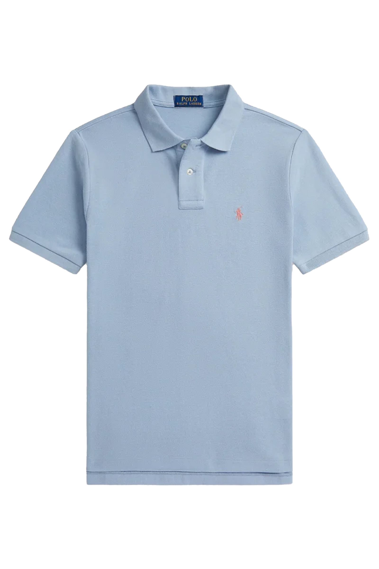 Jongens polo korte mouw blauw