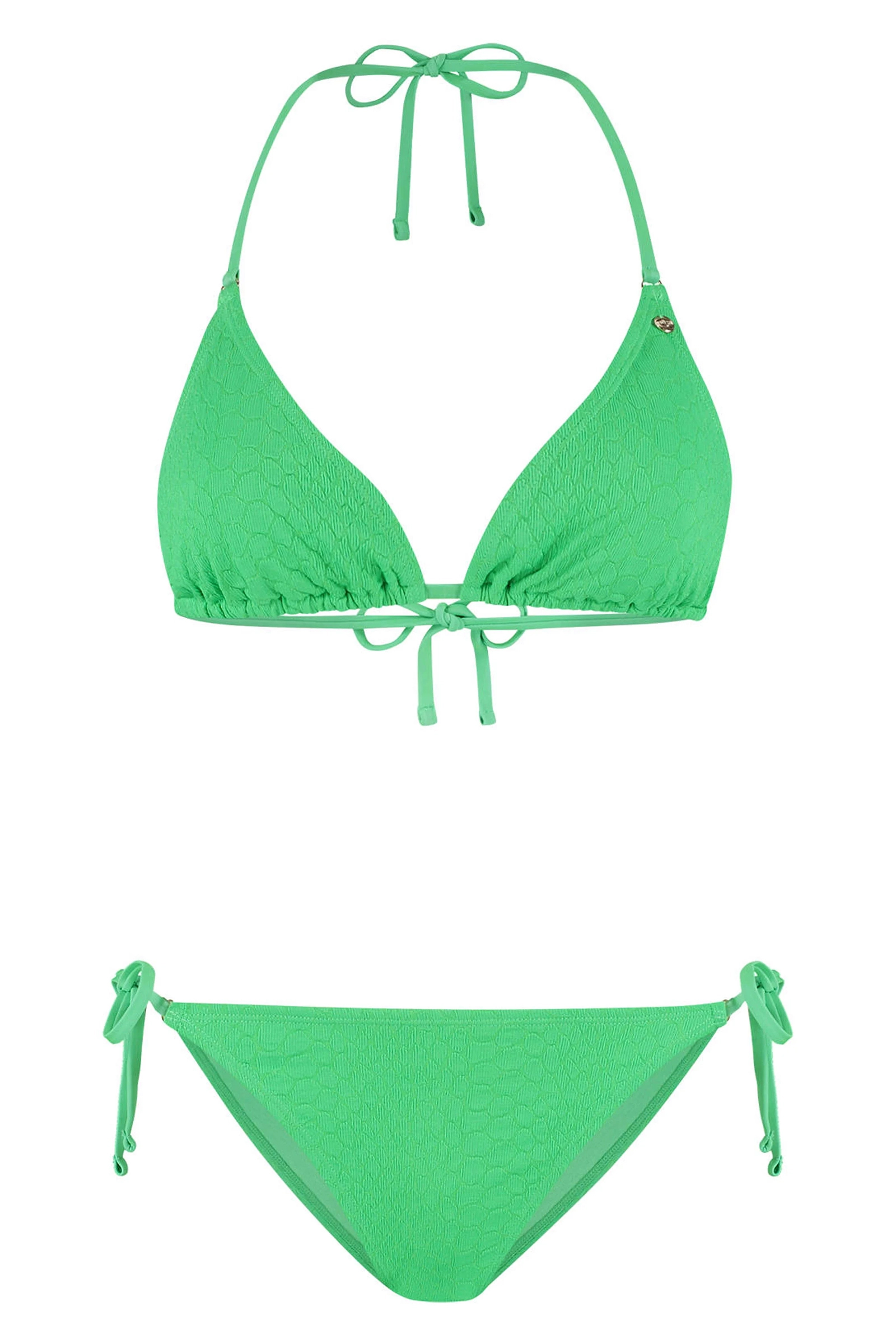 Bad/beach dames bikini groen