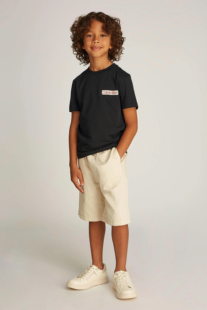 Jongens t-shirt korte mouw zwart